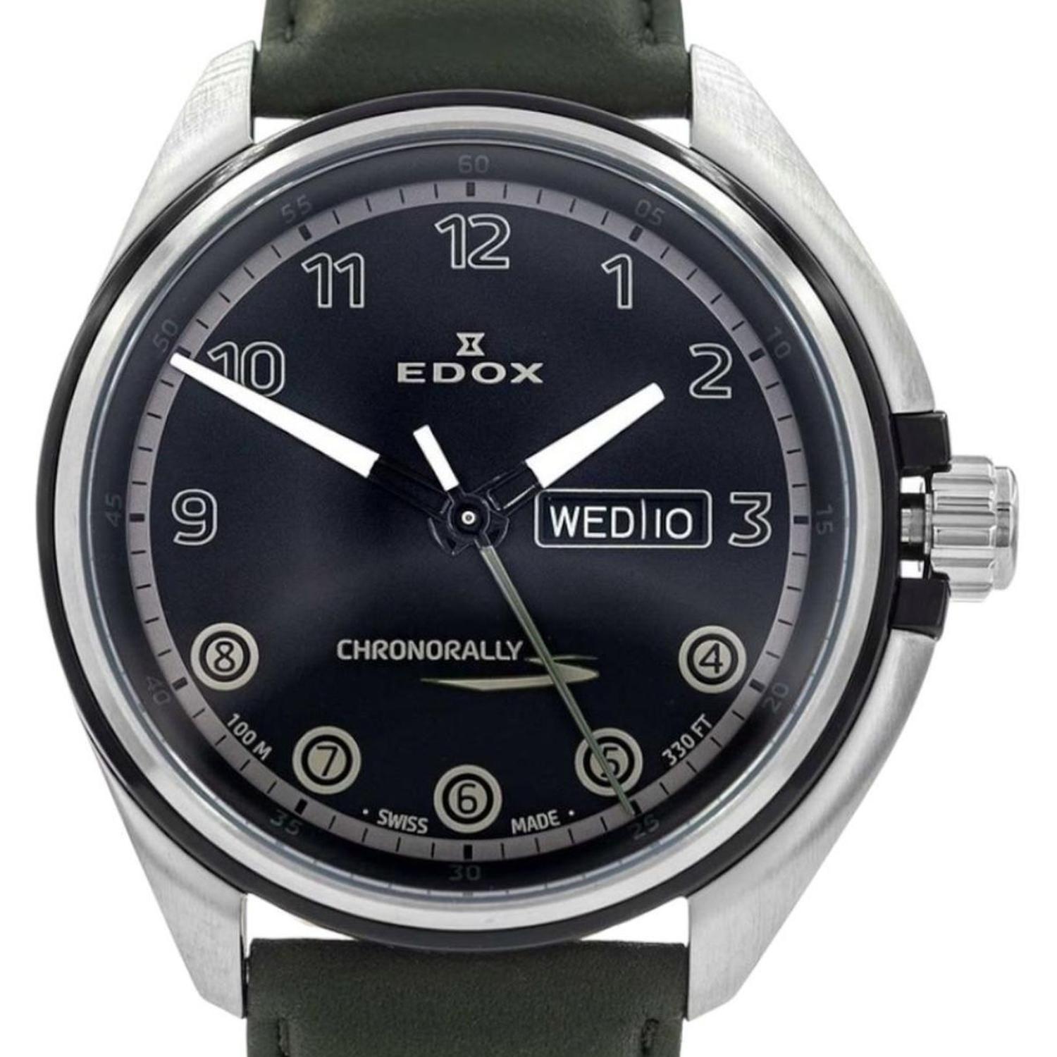 Reloj Hombre Edox Chronorally S 84301 3NCV NNV-0