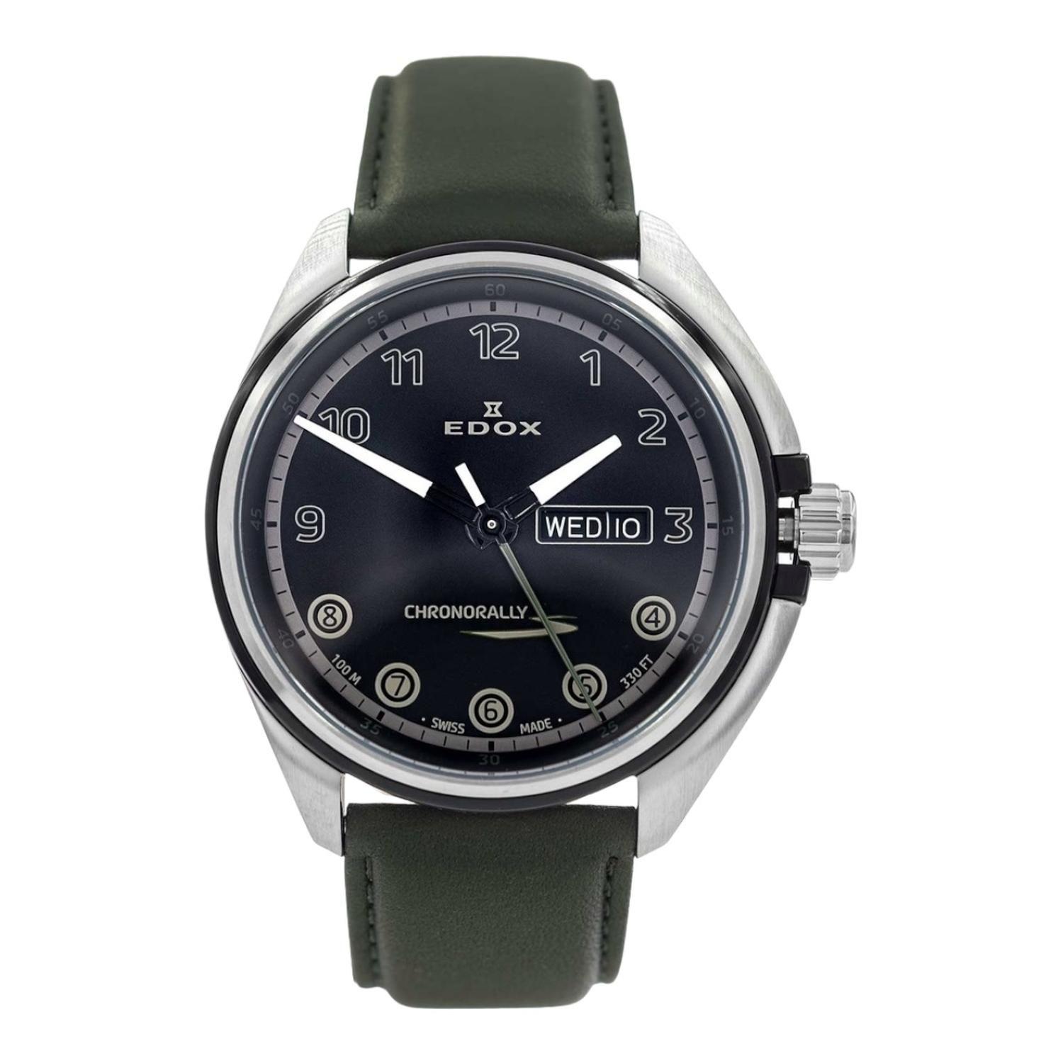 Reloj Hombre Edox Chronorally S 84301 3NCV NNV-1