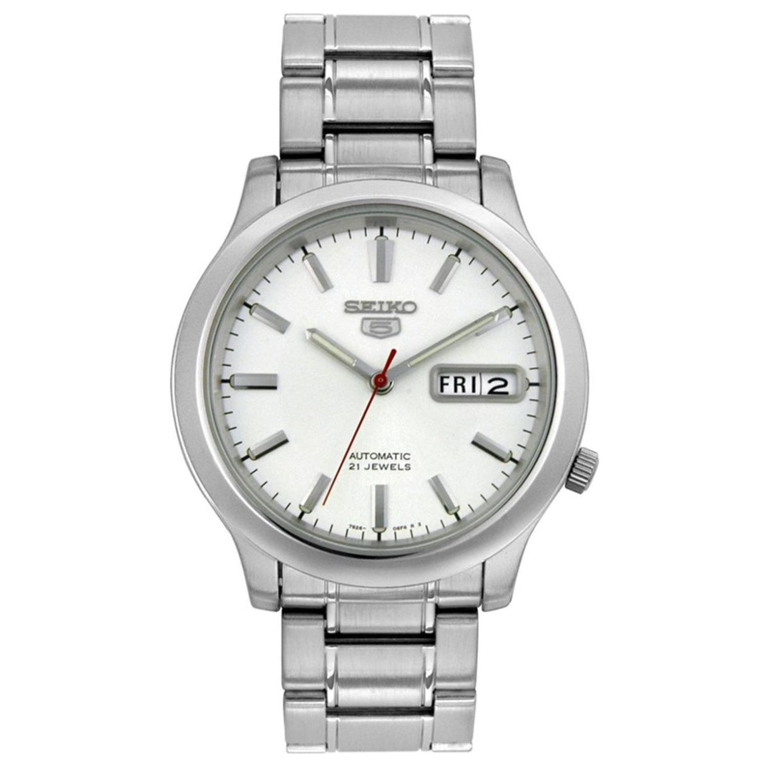 Reloj Seiko Automatico Esfera Plata SNK789-1