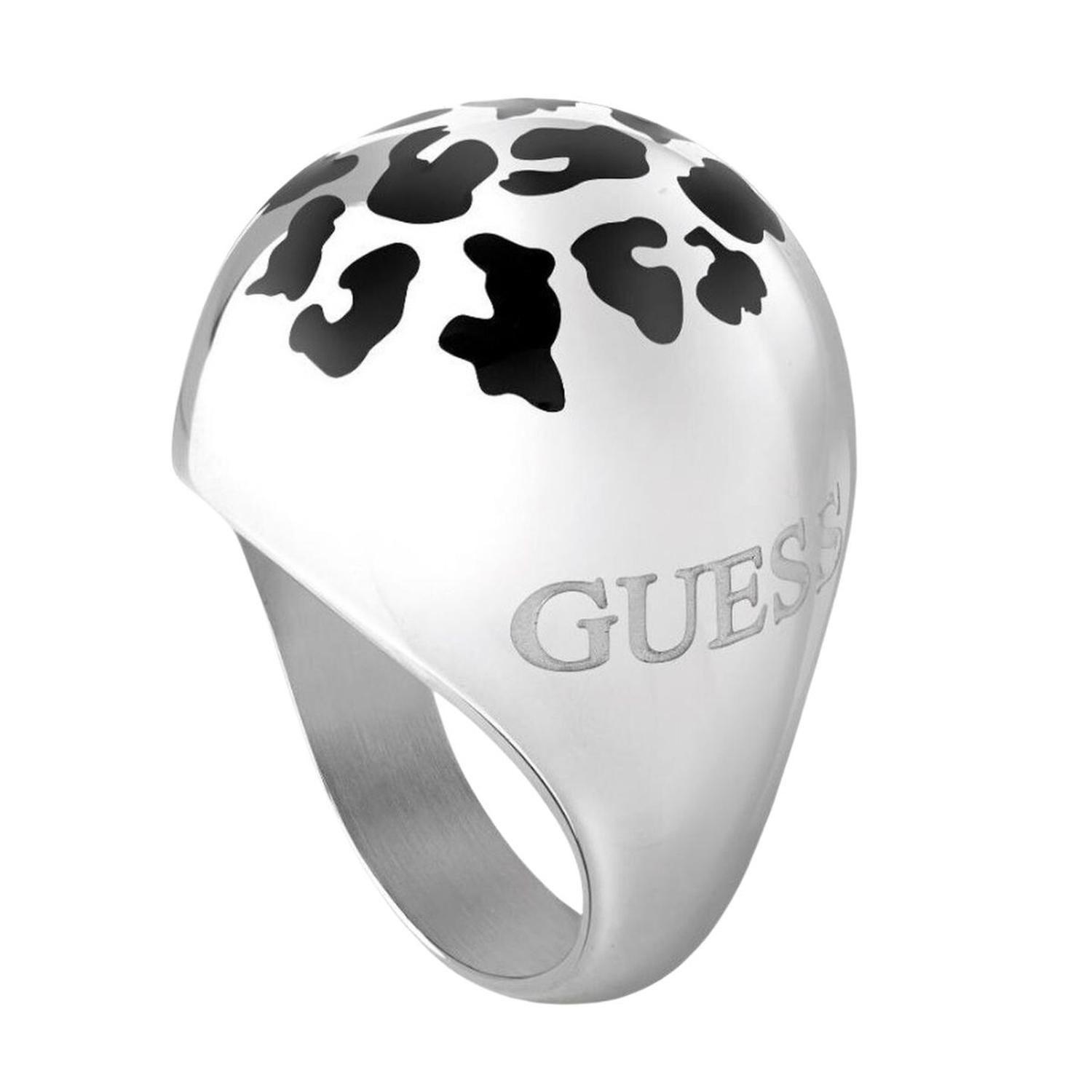 Anillo Guess Curve X Plateado Ubr29039-0