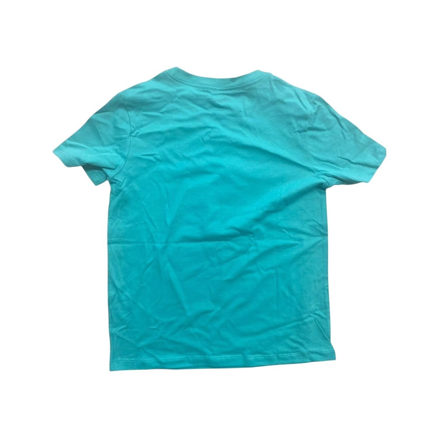 Polera Minecraft Creeper Verde Niño-3