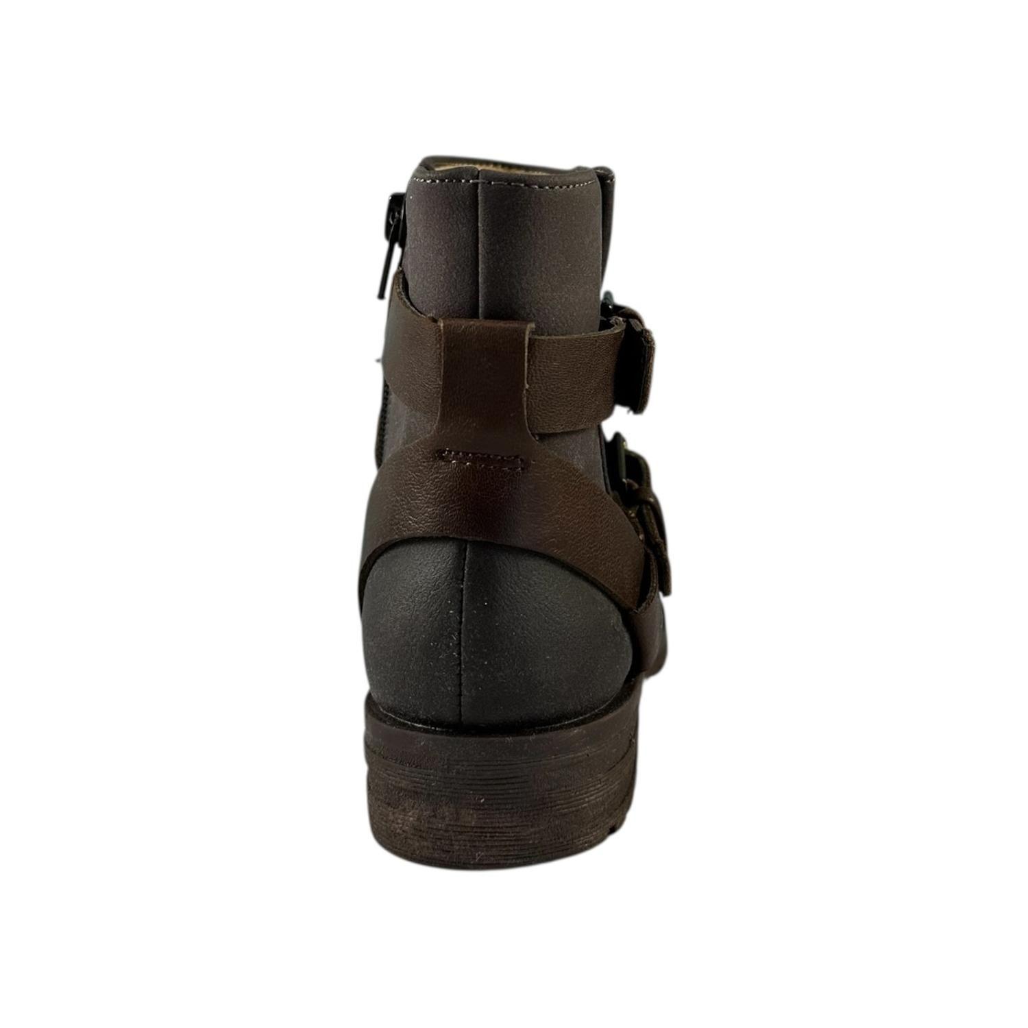Botin Naturalizer Bembe Marron Gris Mujer-5