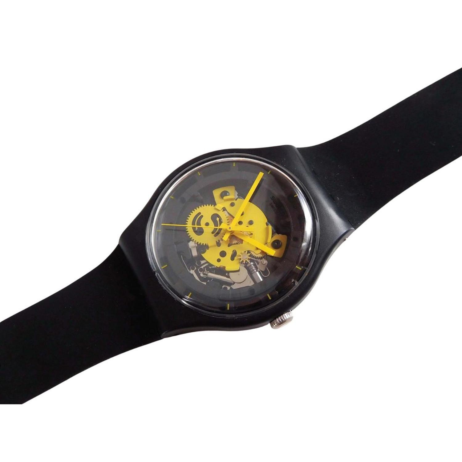 Reloj Unisex SWATCH TIME TO YELLOW BIG SO32B111-2