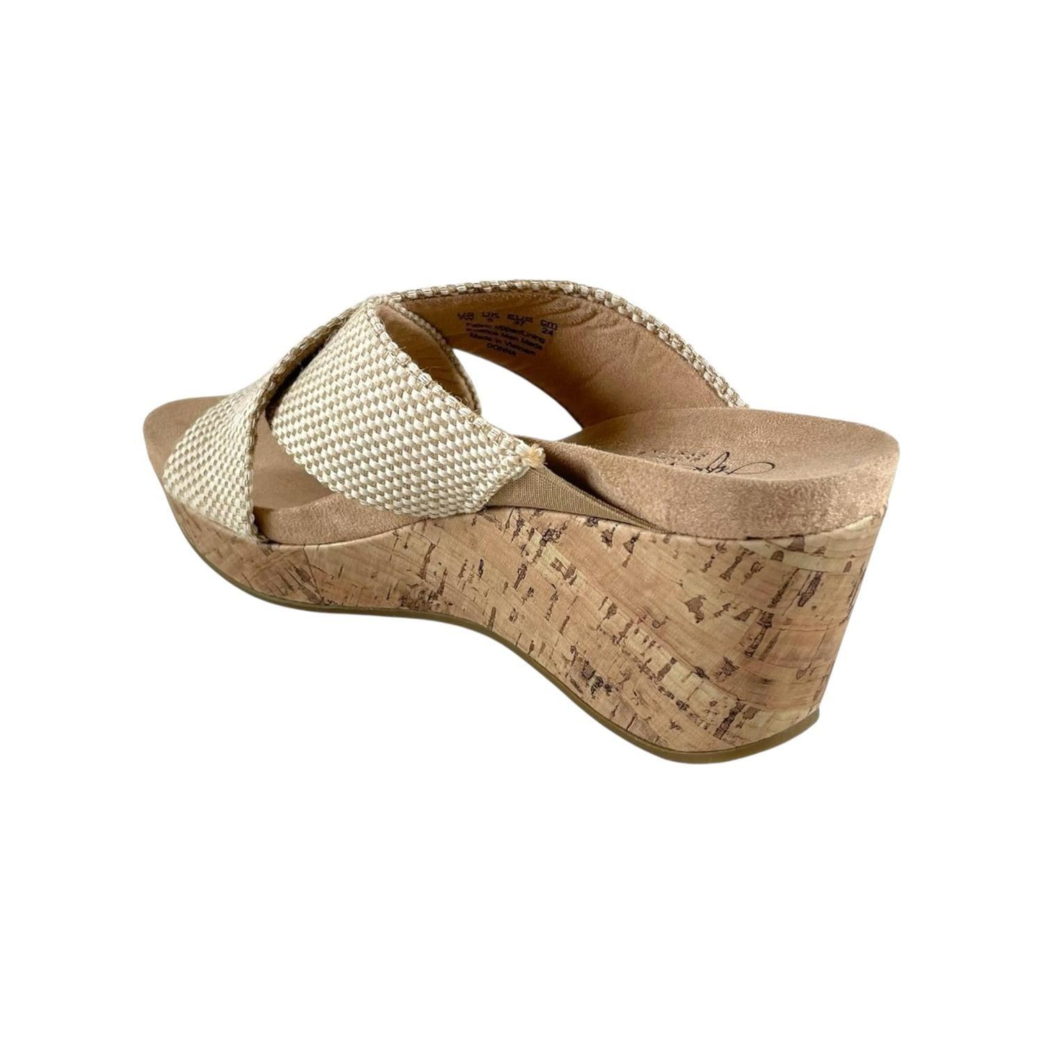 Sandalia Life Stride Taupe Donna Mujer Soft System-3