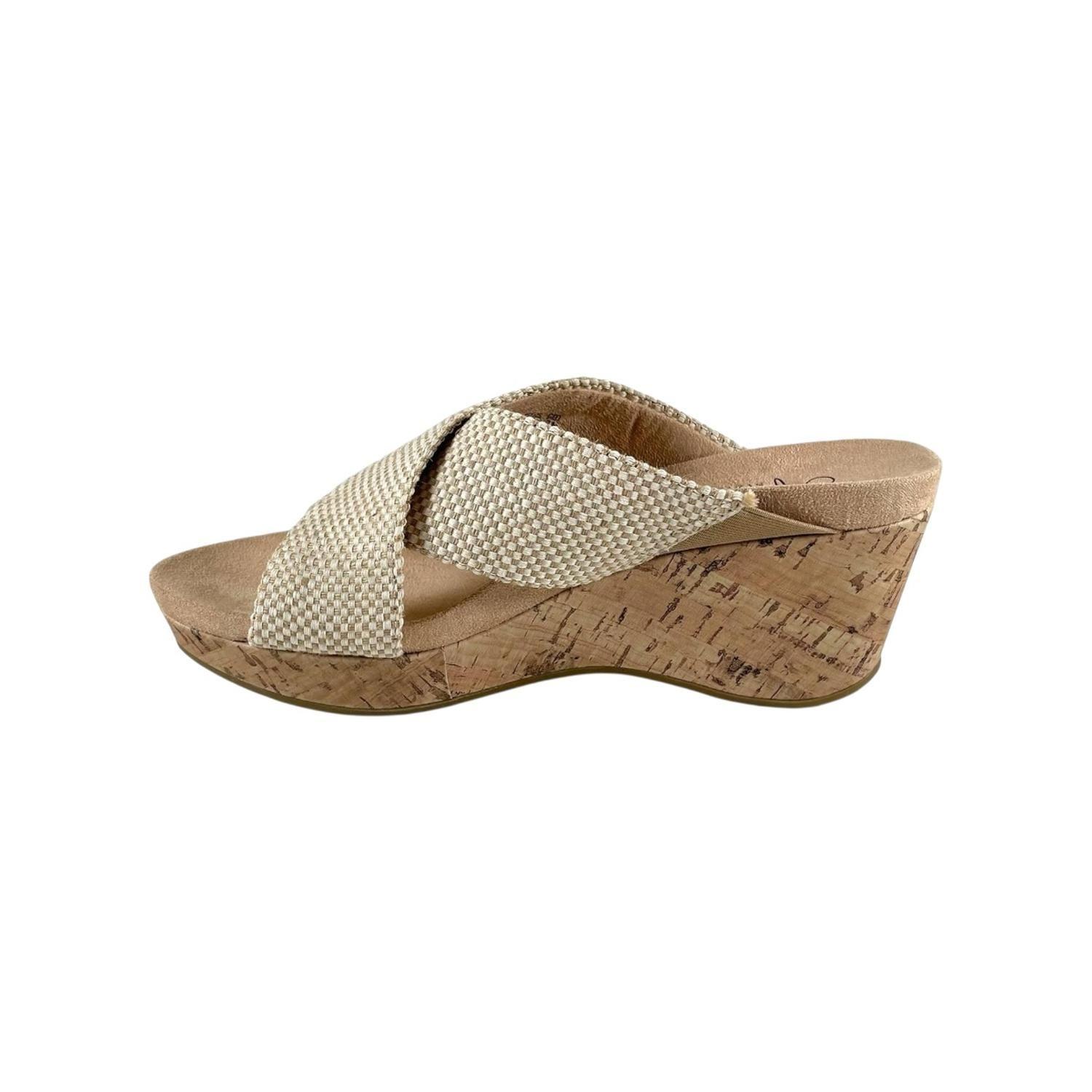 Sandalia Life Stride Taupe Donna Mujer Soft System-5