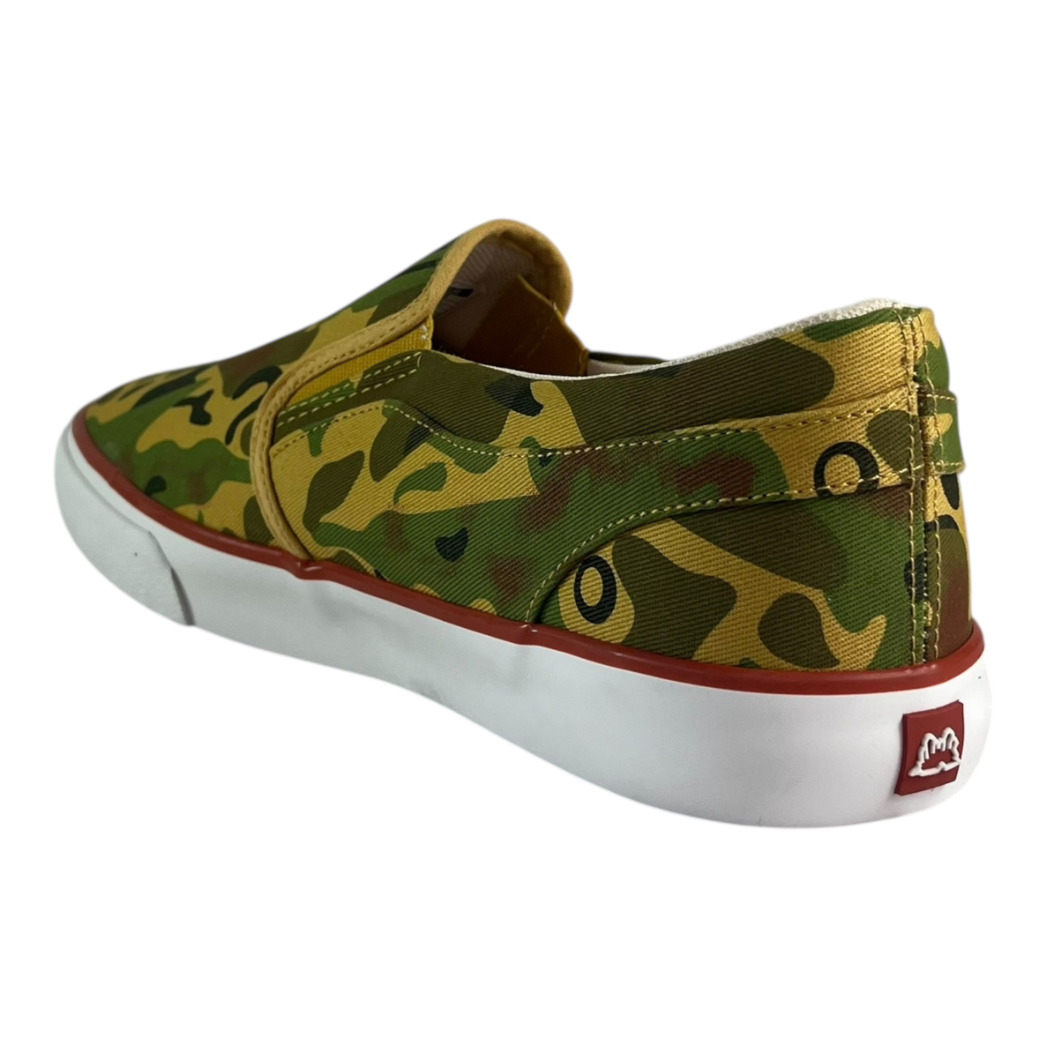 Zapatilla Urbana Gangsta Slip On Verde Camo Hombre-2