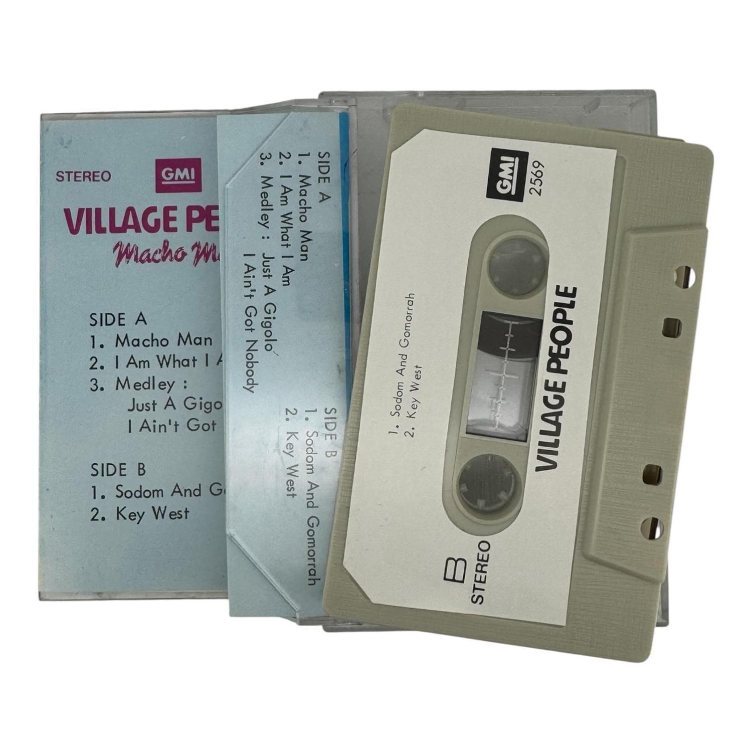 Cassette Village People Macho Man Nuevo-3