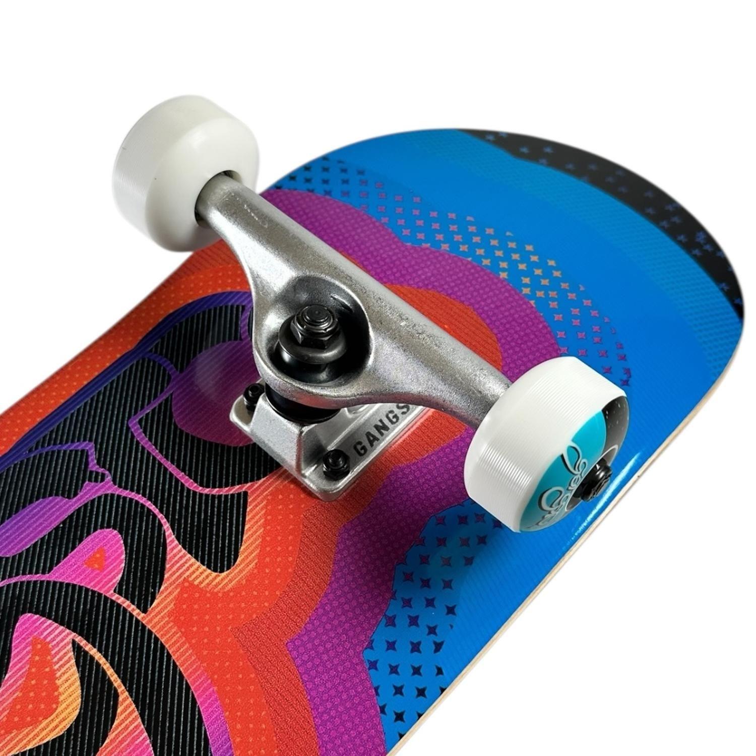 Skate Patineta Gangsta Curved 7.75 Completo Armado-2