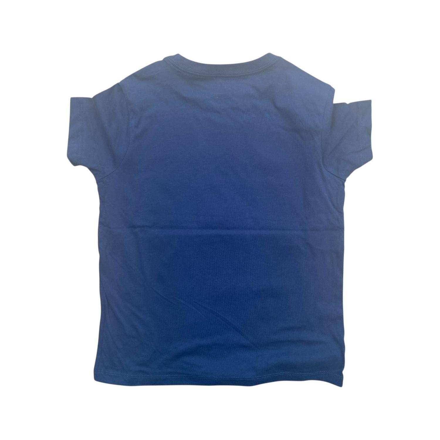 Polera Minecraft Cuadros Personajes Azul Hombre-3