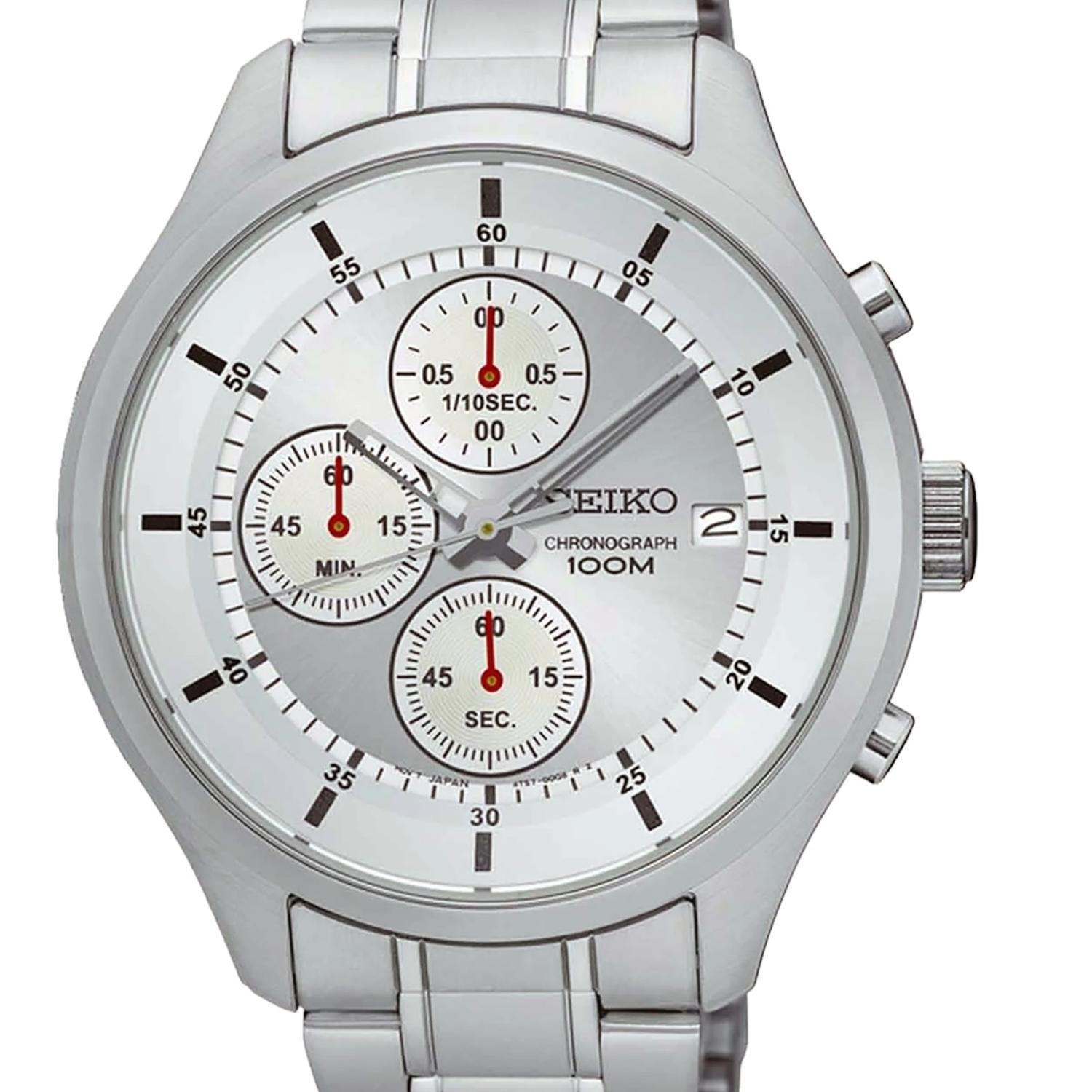 Seiko Cronografo Dial Plata Sks535-0