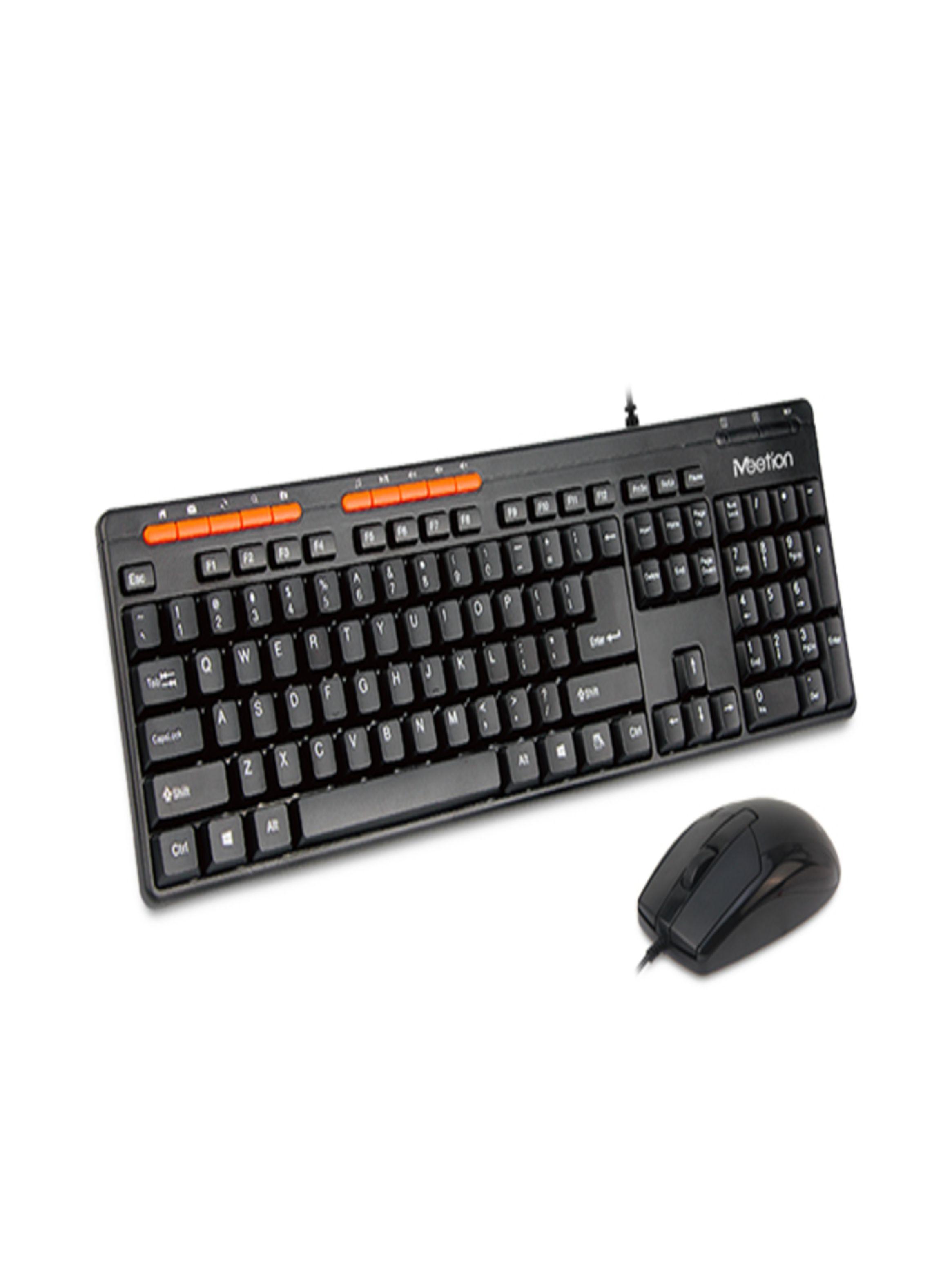 Kit 4 En 1 Mouse Teclado Mousepad Y Parlante MT-C105 - Meetion-1