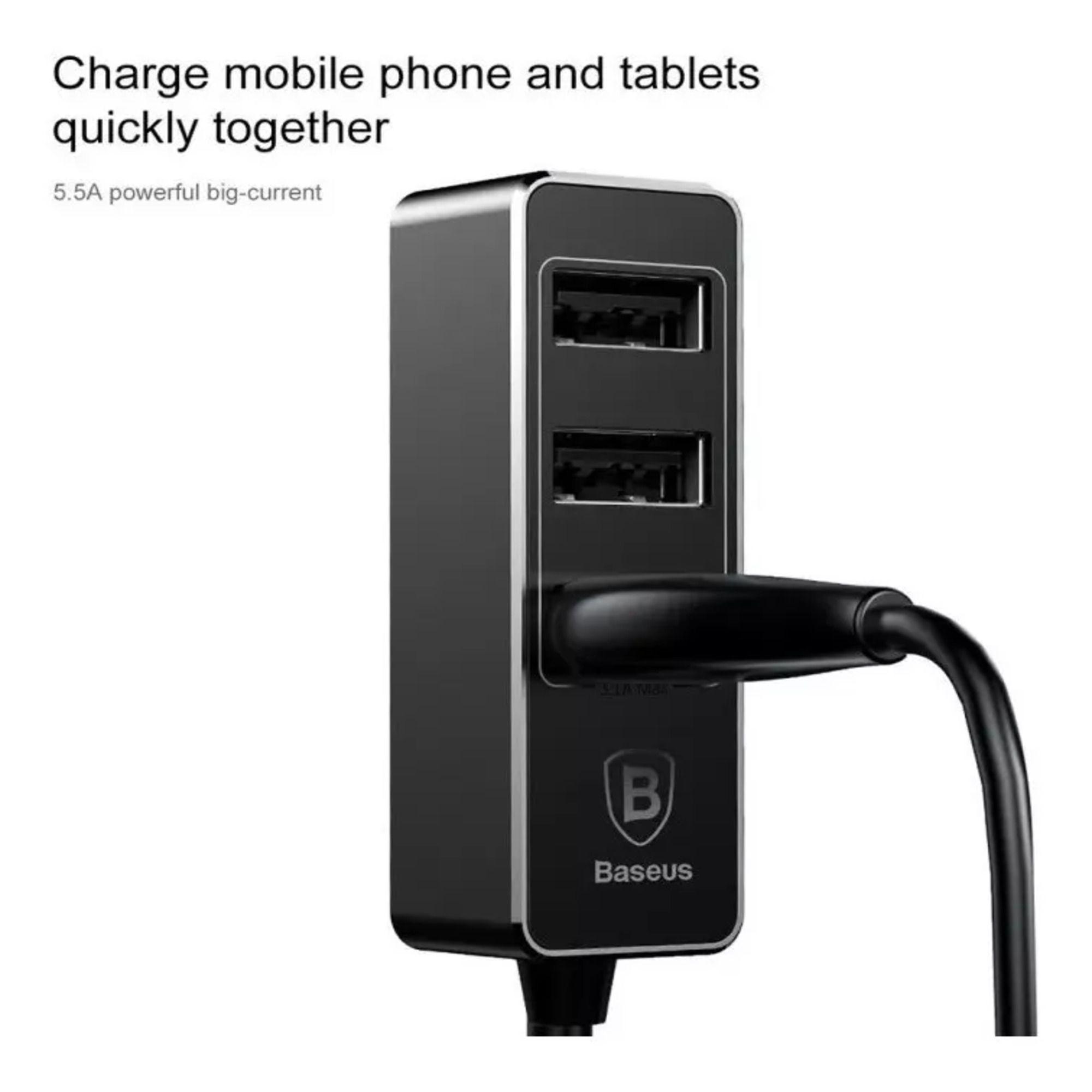 Cargador Auto 5.5 Amp 4 Usb Para Carga Múltiple-2