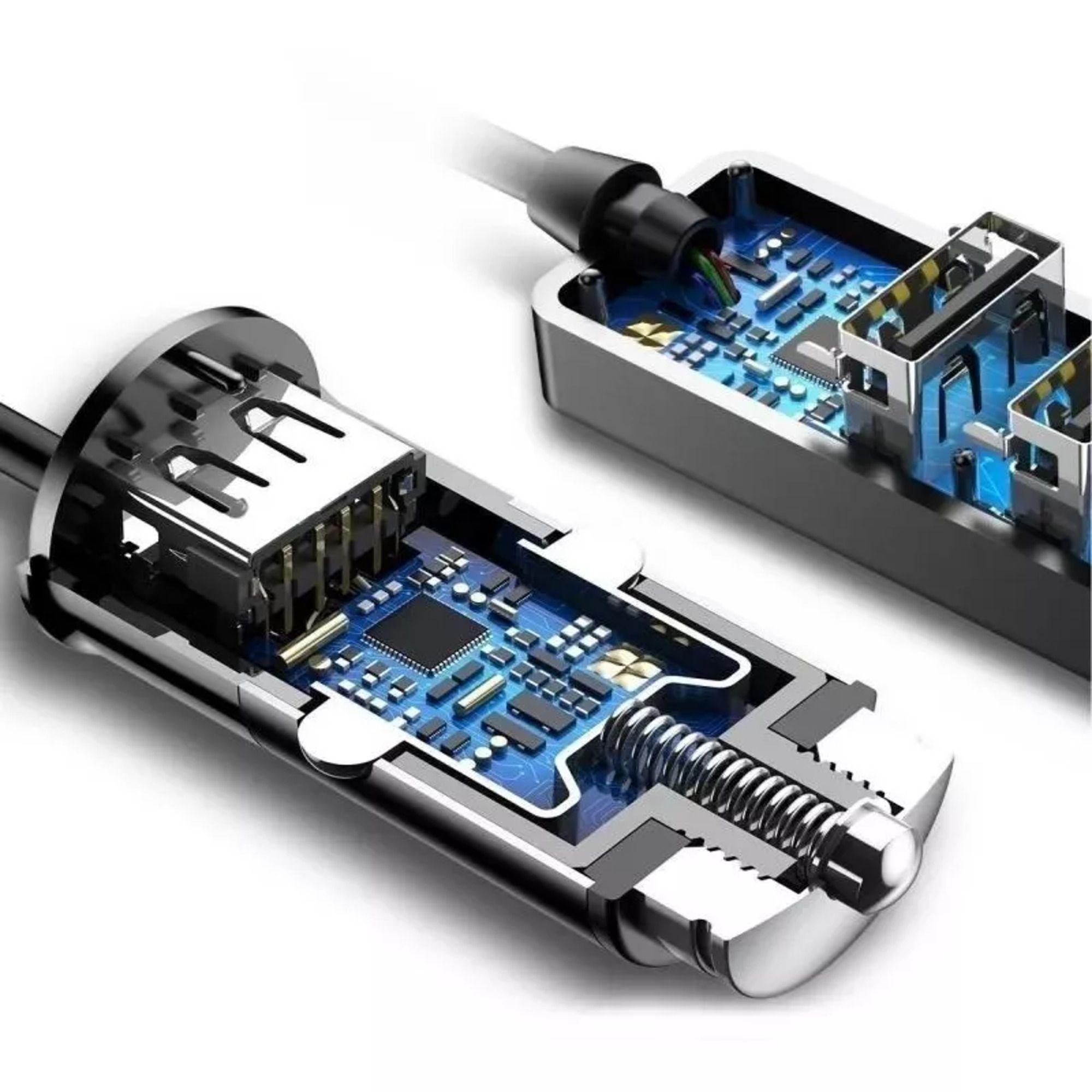Cargador Auto 5.5 Amp 4 Usb Para Carga Múltiple-4