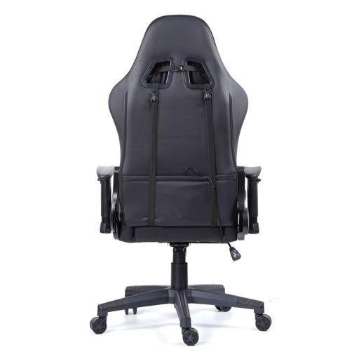 Silla Gamer Ergonómica Negra Con Luces Led Rgb Fiddle-2