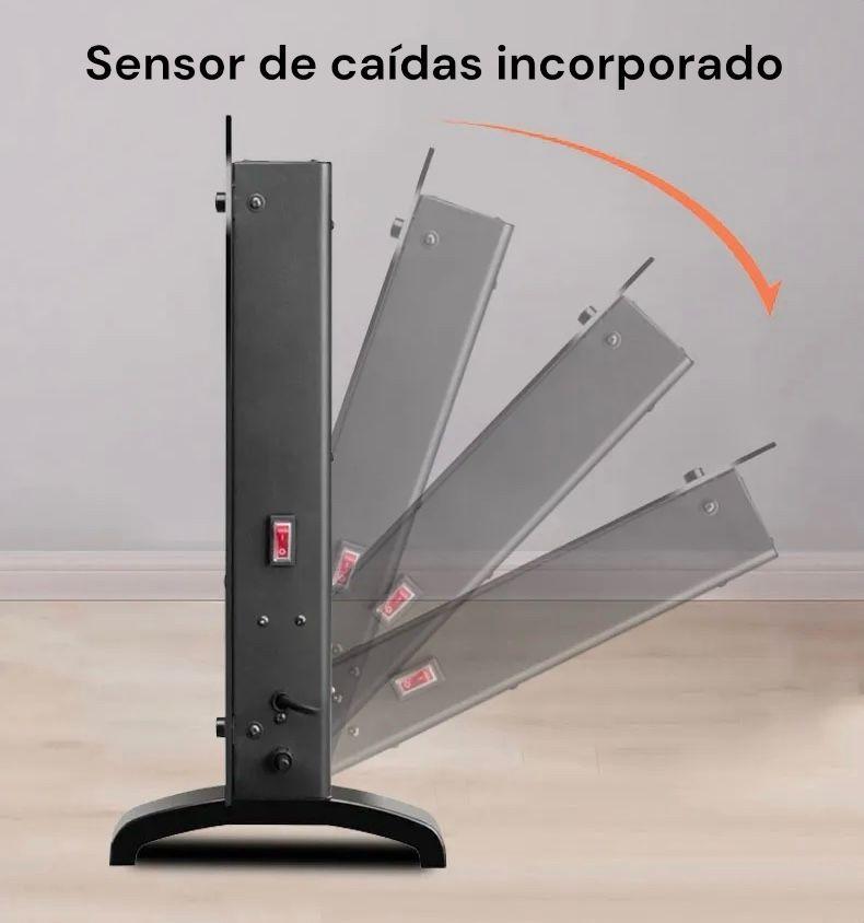 Convector Calefactor Panel Espejo de Vidrio Templado 2000W Yogar-3