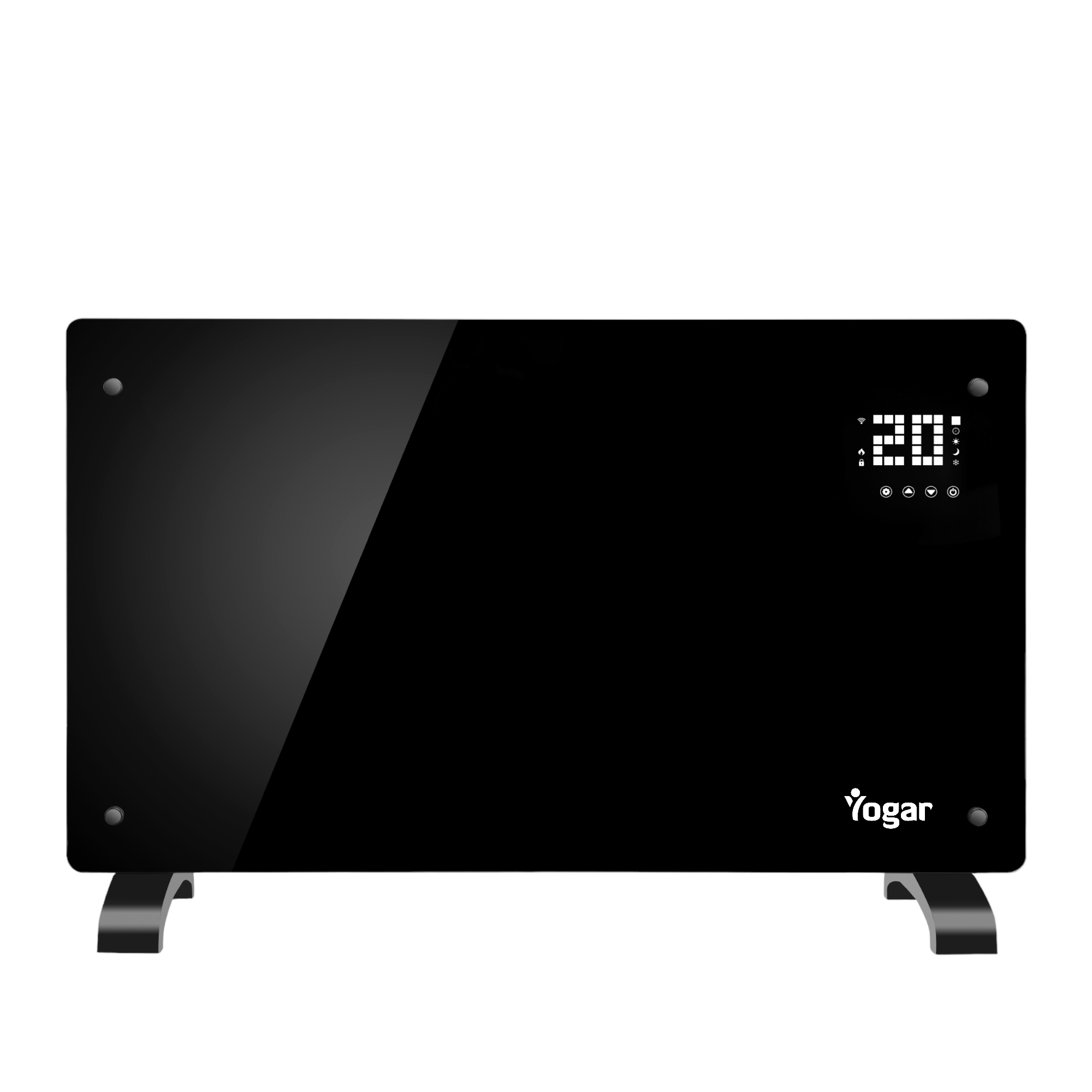 Convector Calefactor Panel Espejo de Vidrio Templado 2000W Yogar-4