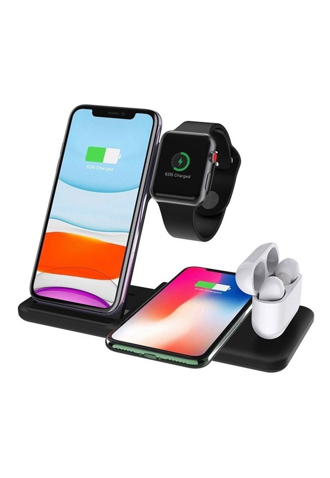 Estación Base De Carga Inalámbrica iPhone De 15w (4 En 1)-0