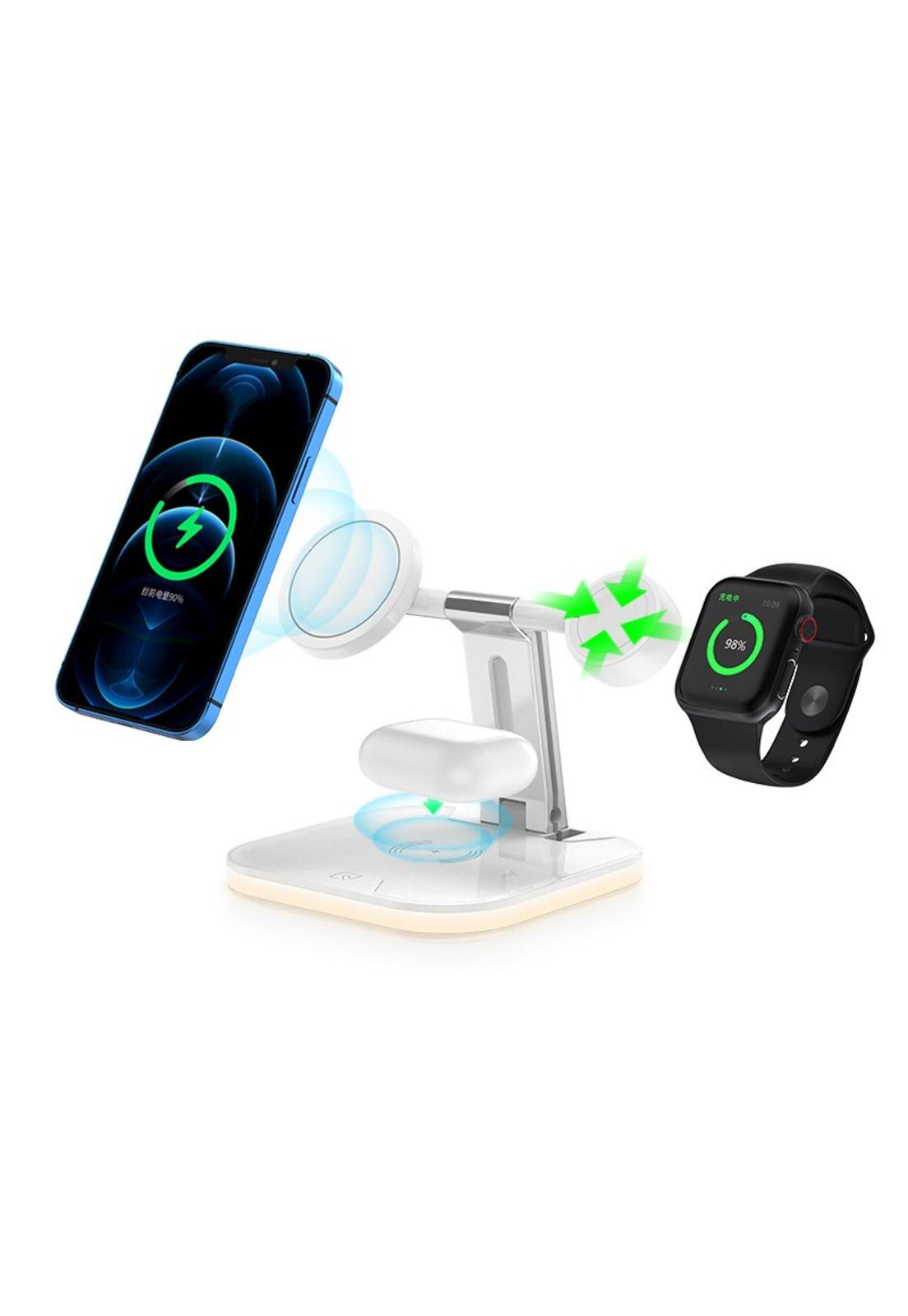 Base Carga Inalámbrica iPhone Magsafe  3en1 + Cargador-1