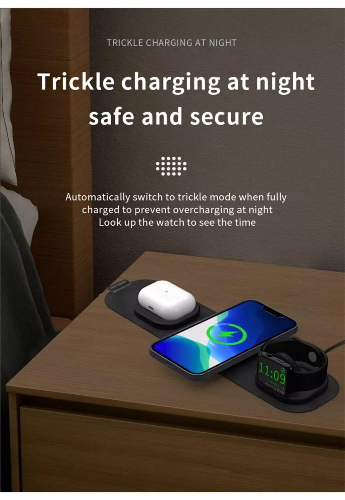 CARGADOR RÁPIDO INALÁMBRICO MAGSAFE PARA IPHONE 3EN1-8