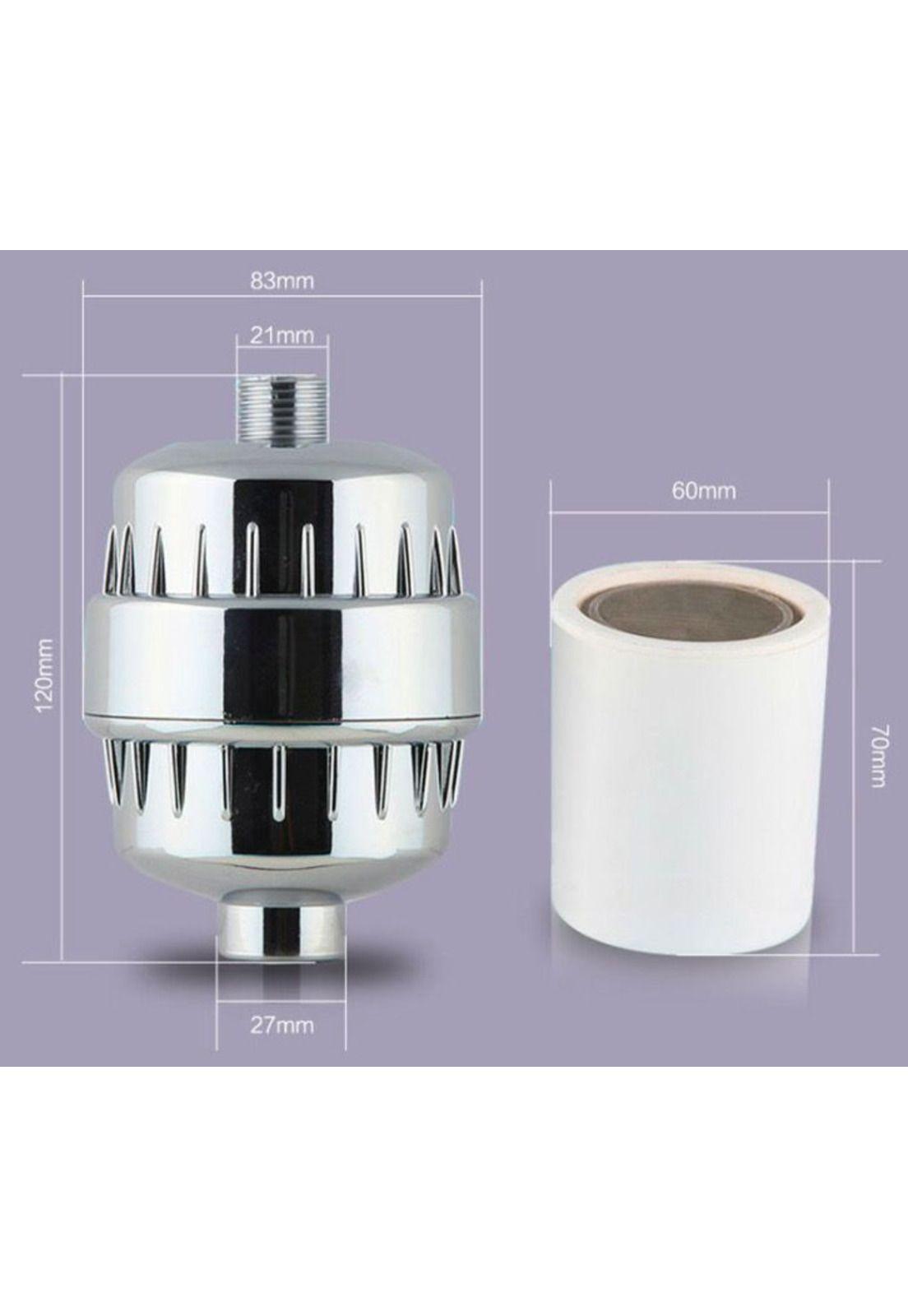 Filtro Purificador Agua para Ducha Universal + 2 Repuestos-4