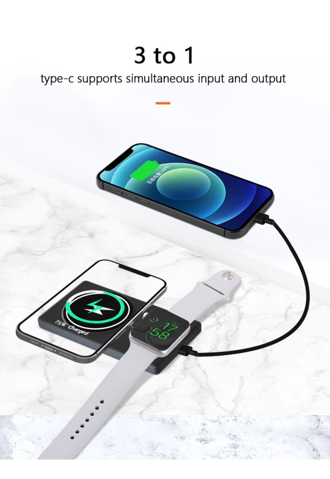 Cargador Inalámbrico Magsafe 3en1 para Iphone / 5000 Mah-3