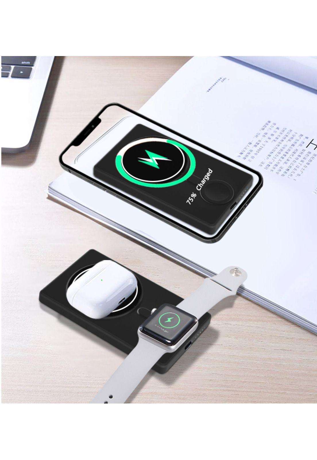 Cargador Inalámbrico Magsafe 3en1 para Iphone / 5000 Mah-4