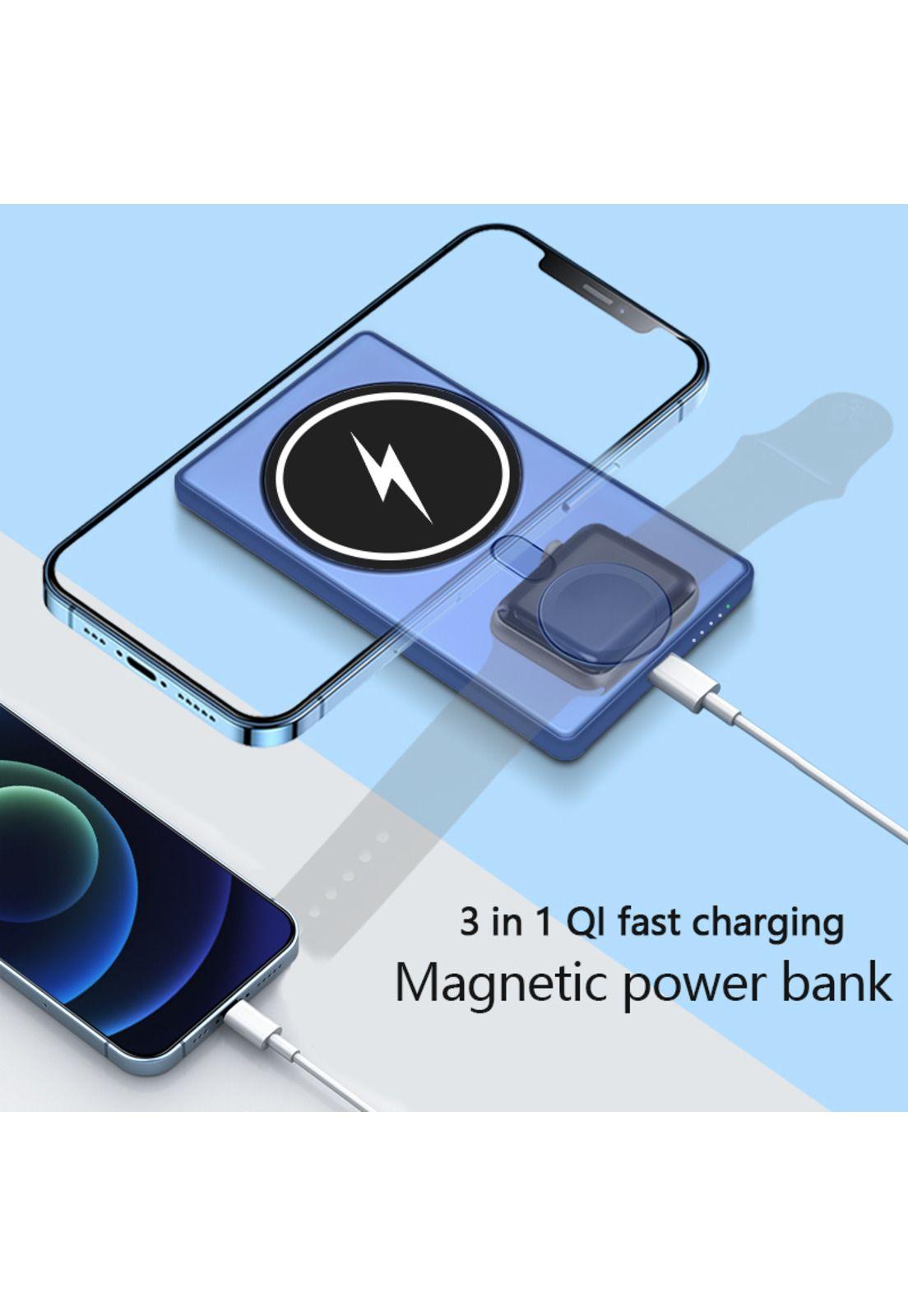 Cargador Inalámbrico Magsafe 3en1 para Iphone / 5000 Mah-6