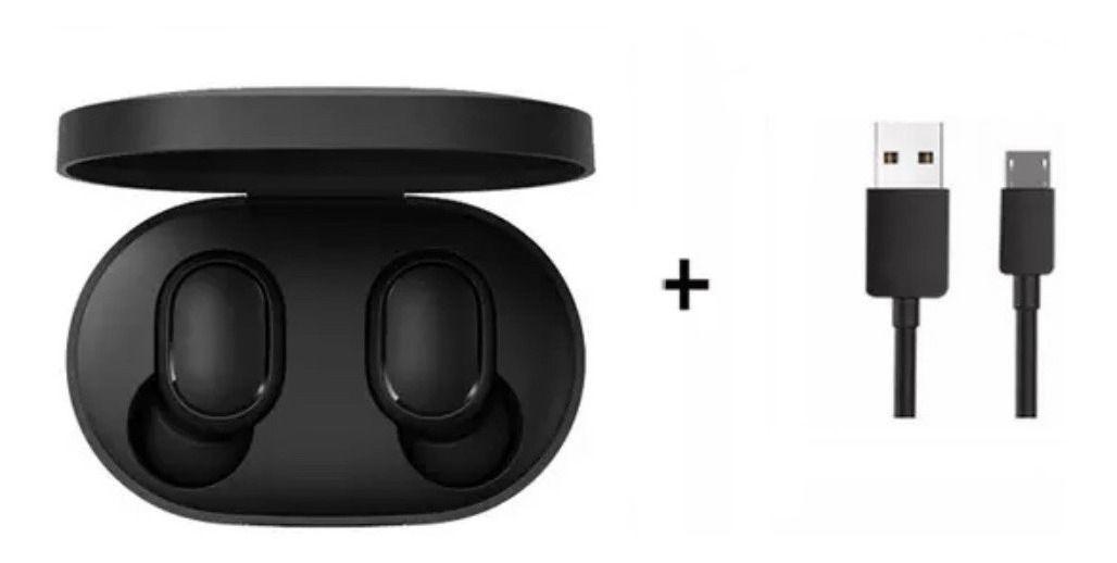 Audífonos Xiaomi Redmi Airdots 2 Originales +cable Cargador-0