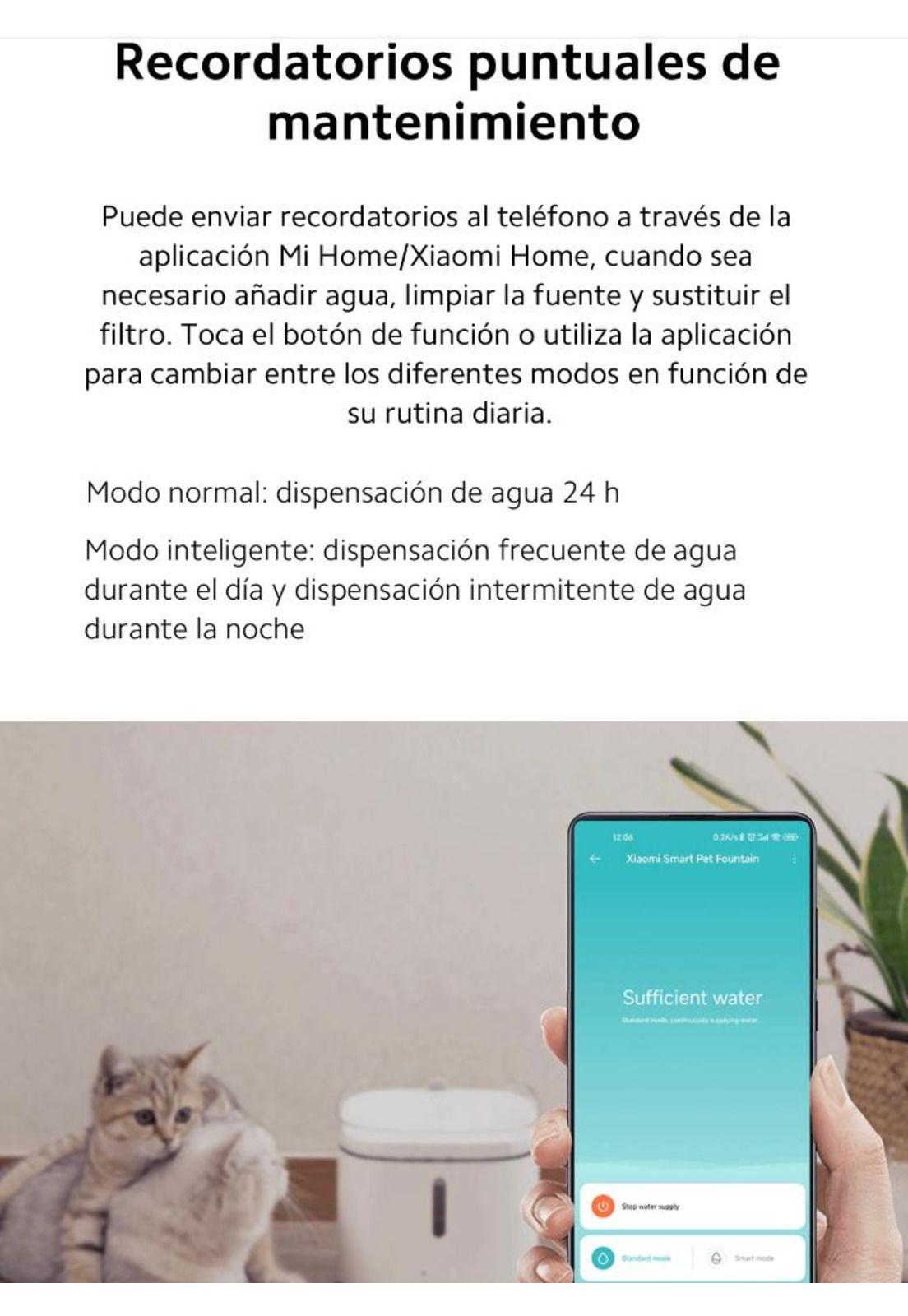 Xiaomi Bebedero Inteligente Mascotas Smart Pet Fountain-6