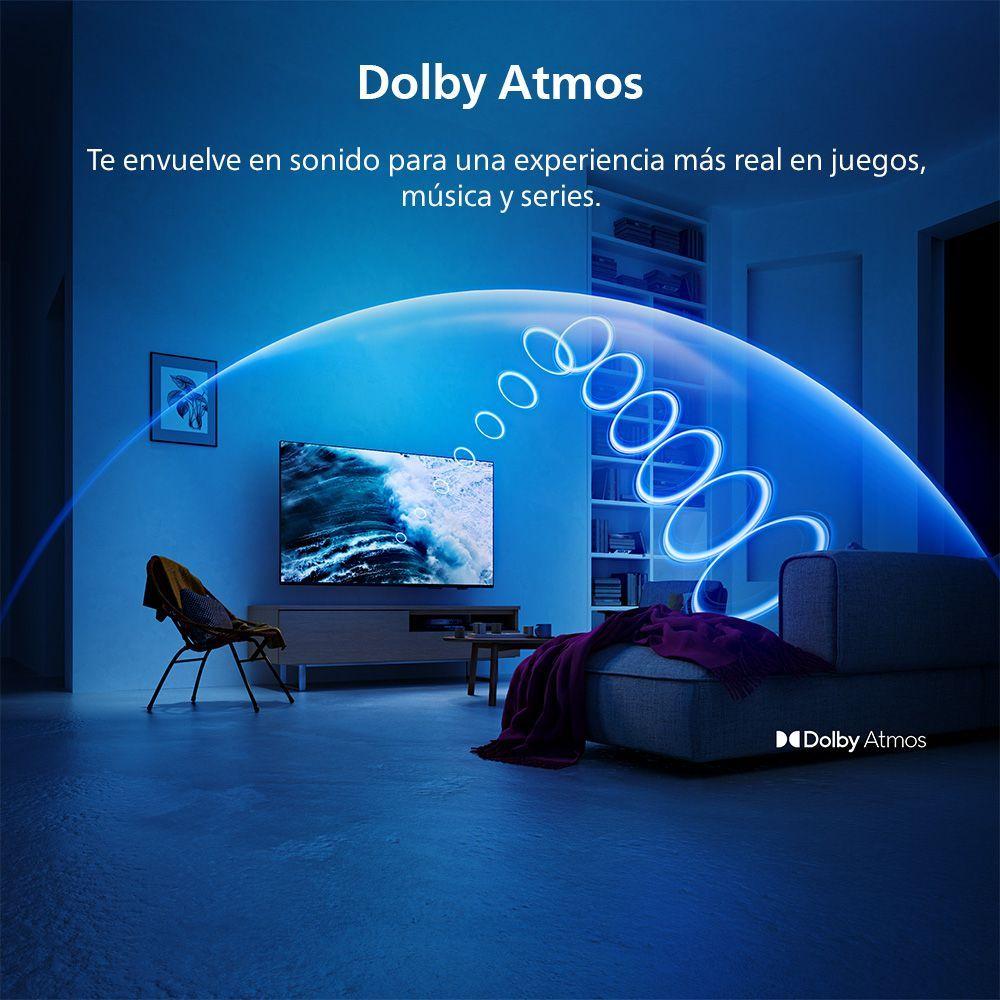 QLED  Ambilight TV 50" Philips 4K UHD 50PUD8250-4