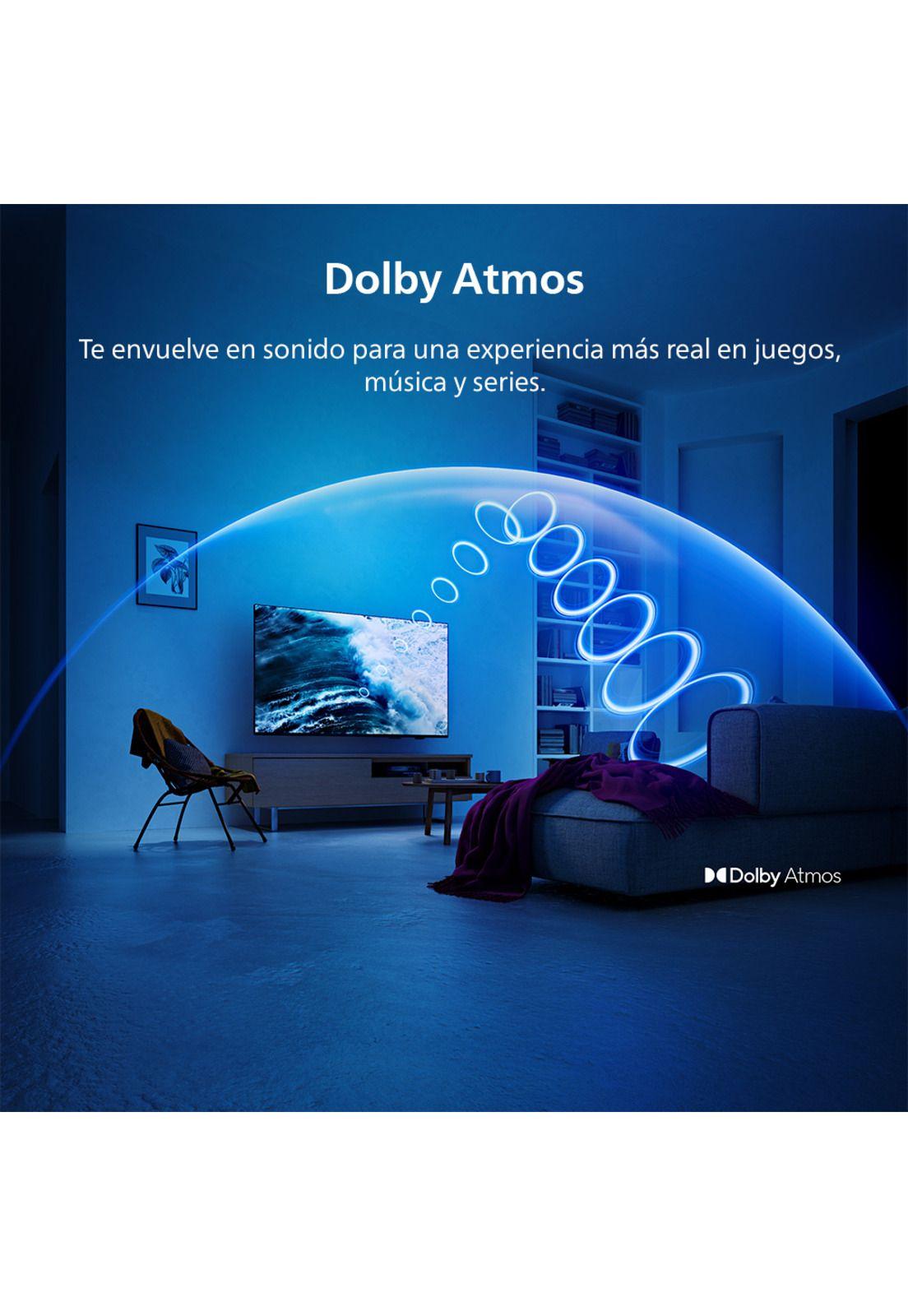 QLED  Ambilight TV 50" Philips 4K UHD 50PUD8250-3