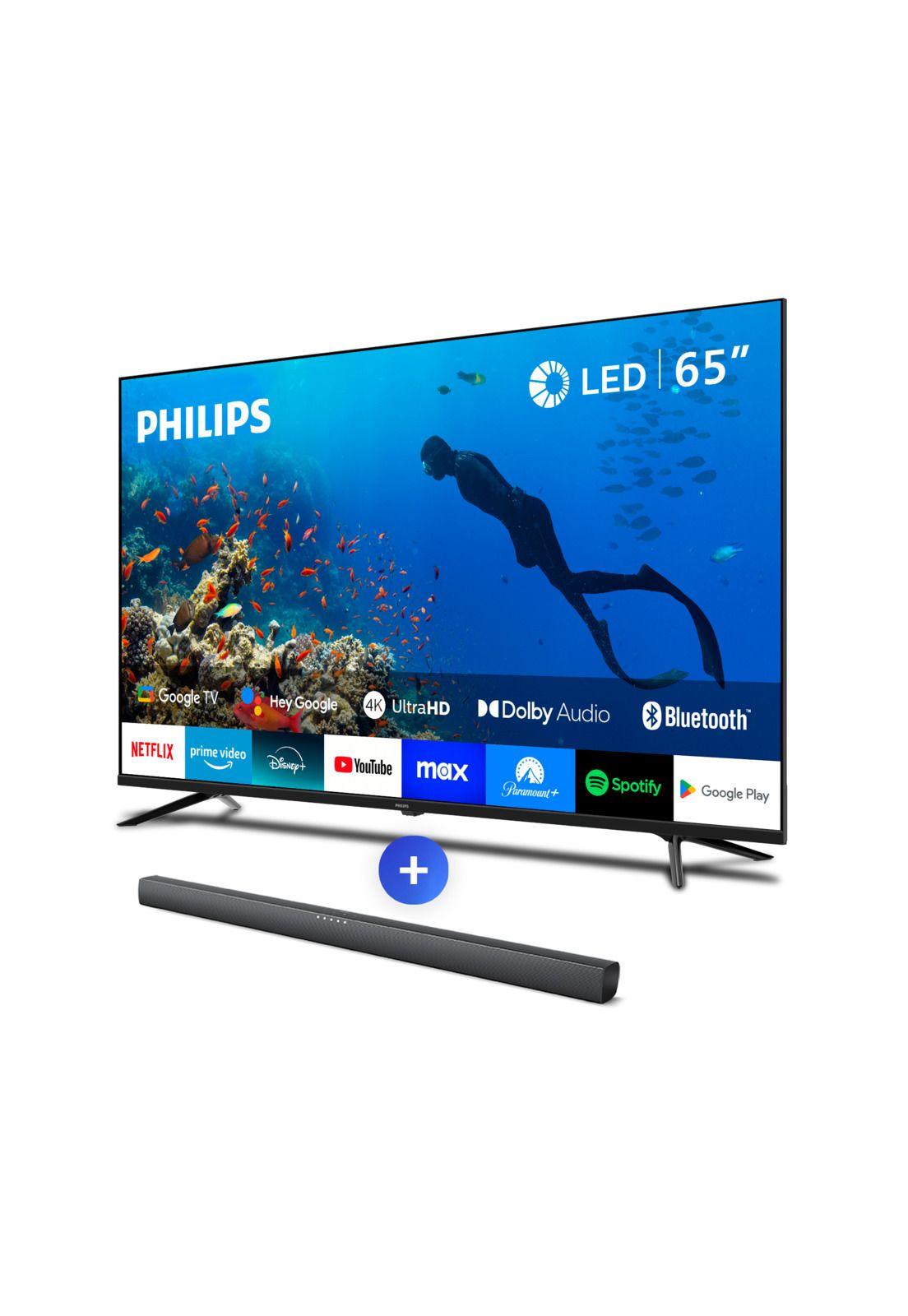 Ambilight TV 65" PUD7019 + Soundbar TAB4208 Smart Starter-3