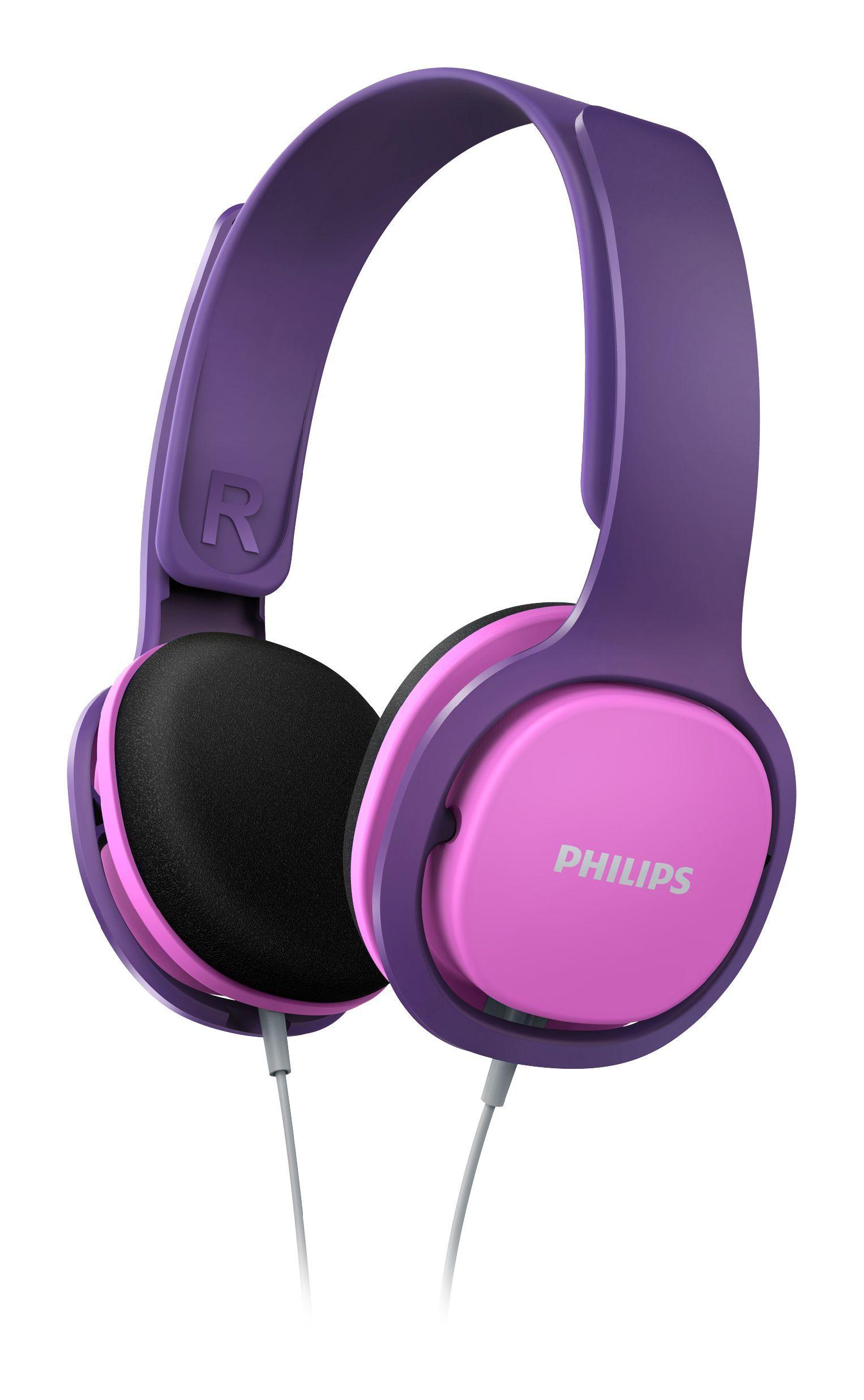 Audífonos para Niños Philips SHK2000 - Volumen Seguro 85dB Rosado  Cómodos, Resistentes y Ajustables-2