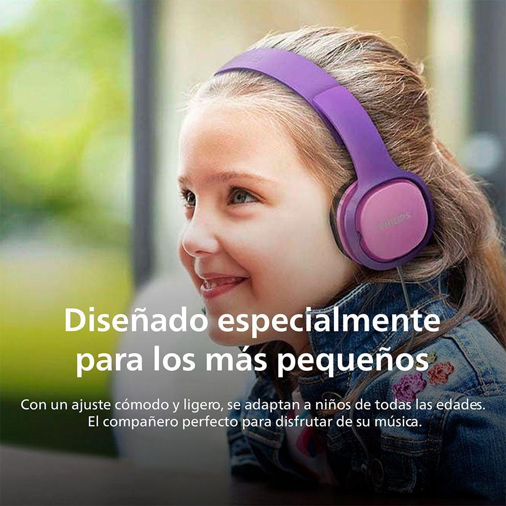 Audífonos para Niños Philips SHK2000 - Volumen Seguro 85dB-2