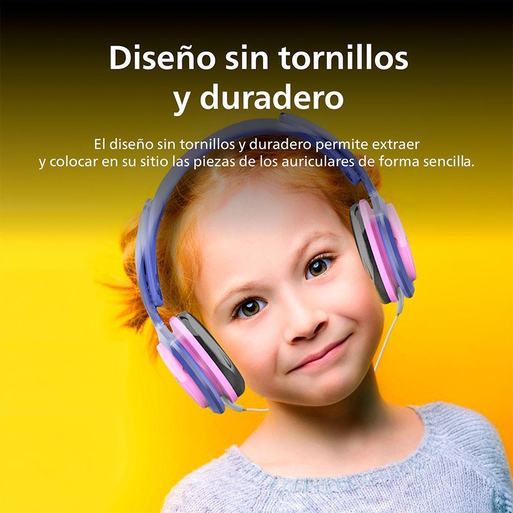 Audífonos para Niños Philips SHK2000 - Volumen Seguro 85dB-4