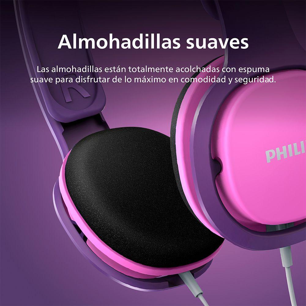 Audífonos para Niños Philips SHK2000 - Volumen Seguro 85dB-5