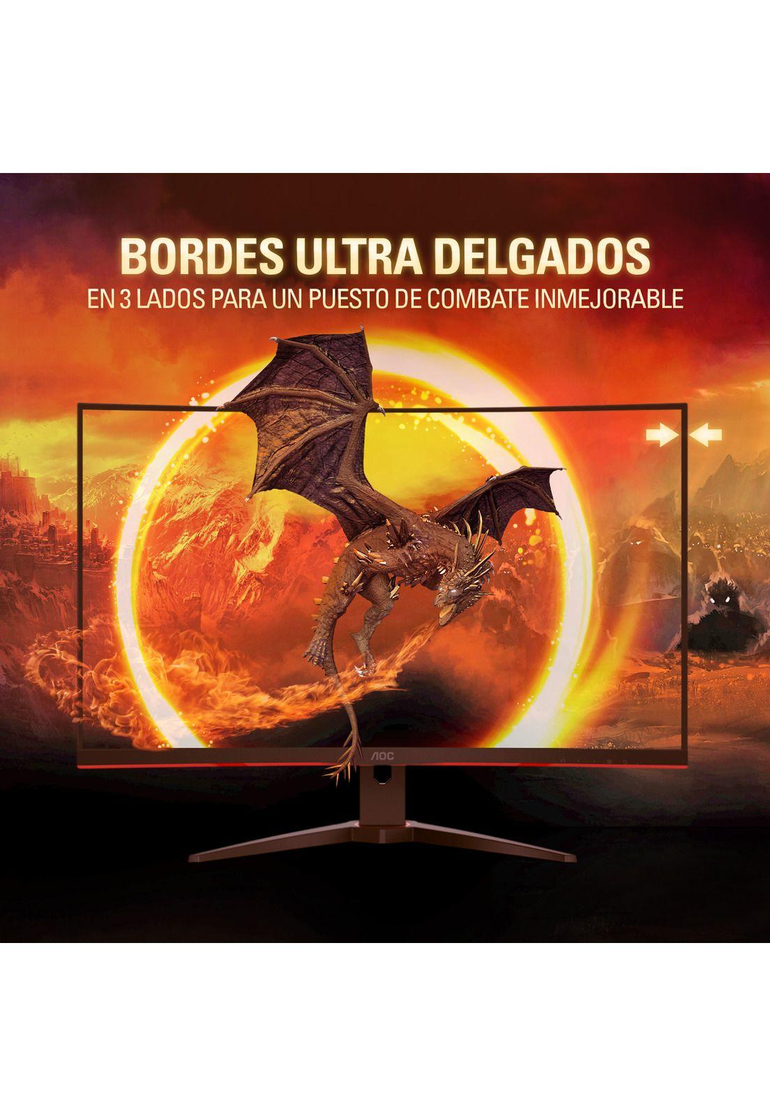 Monitor Curvo 32" AOC C32G2E FHD 165Hz-3