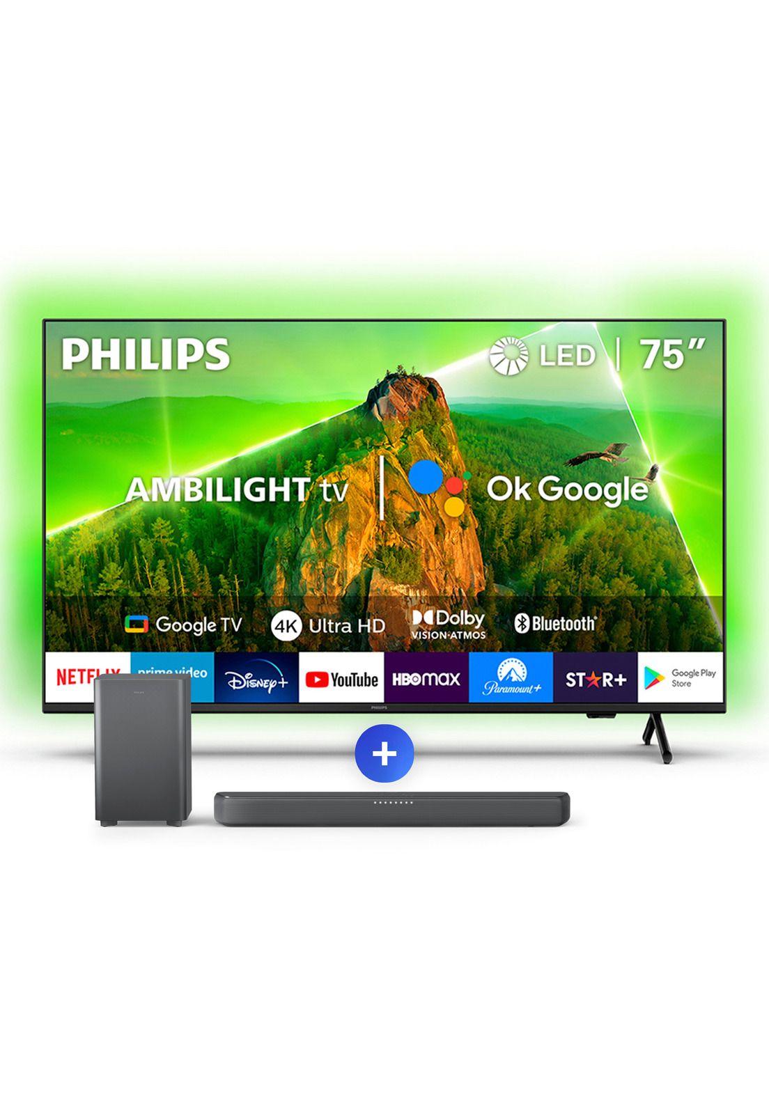 Ambilight TV 75″ PUD7908 + Soundbar TAB5309 Cinema Experience-0