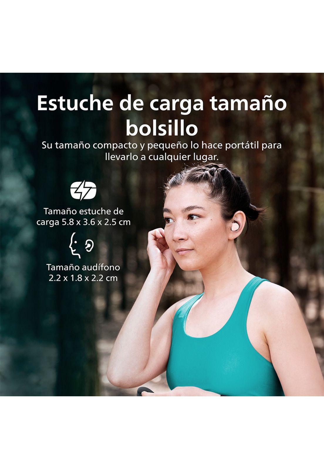 Audífonos Bluetooth Philips TAT1209 TWS Rosado-5