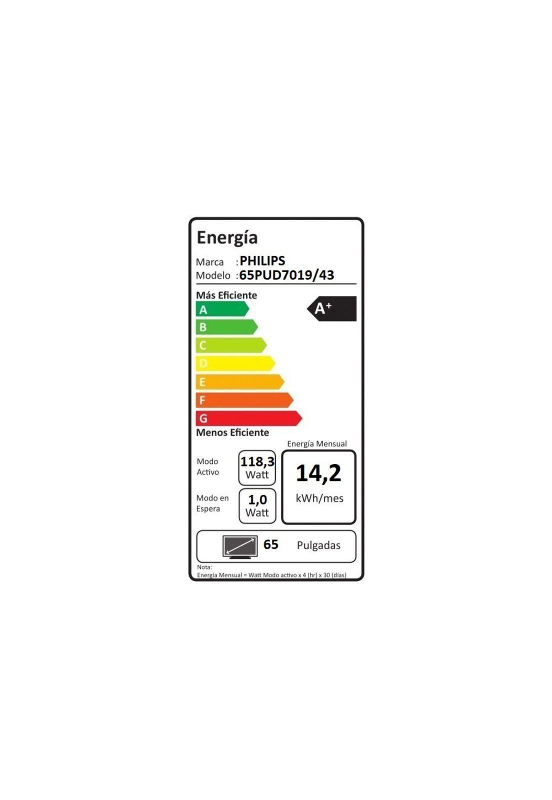 Smart TV 65" Philips Led 4K UHD 65PUD7019-6