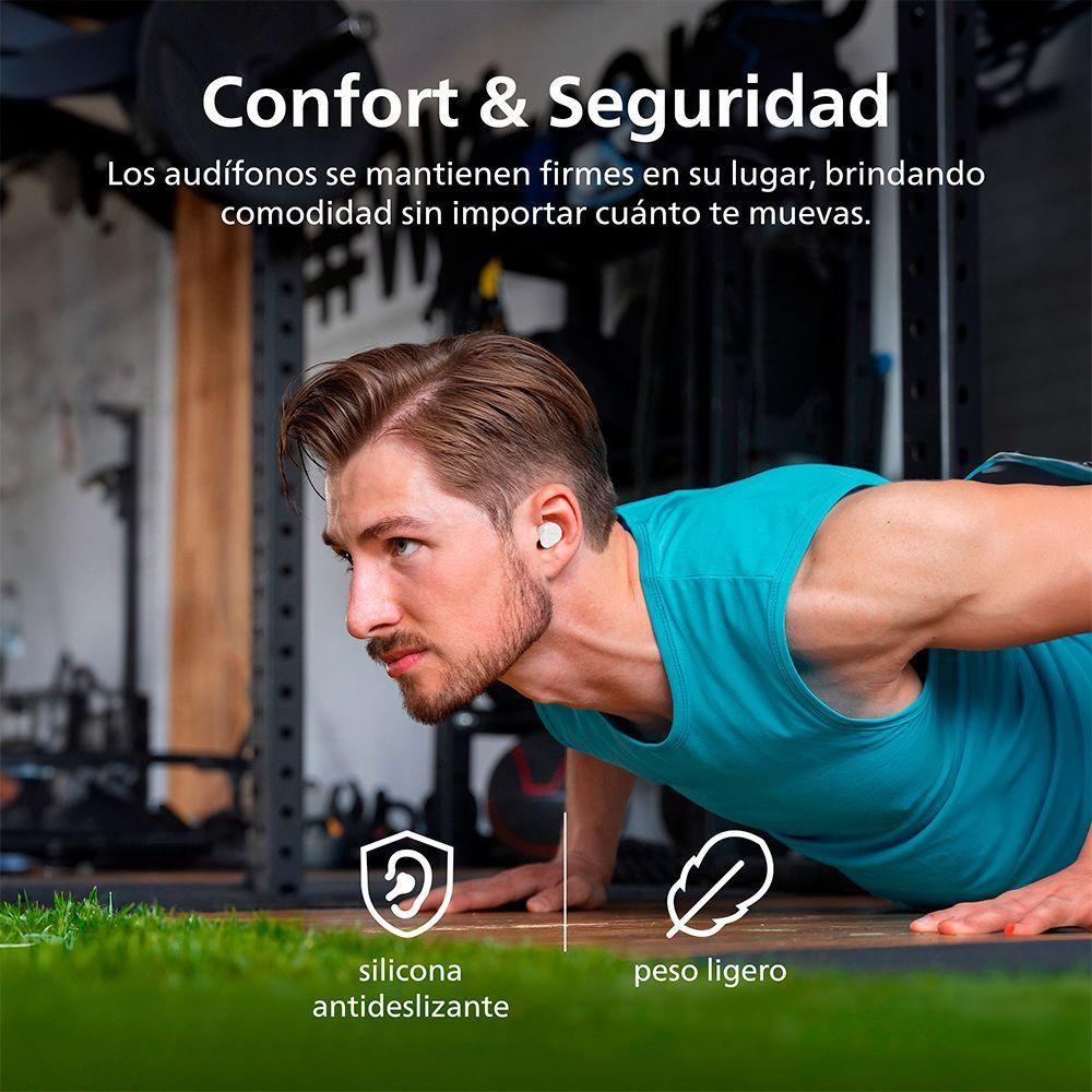 Audífonos Bluetooth Philips TAT1209 TWS Blanco-4
