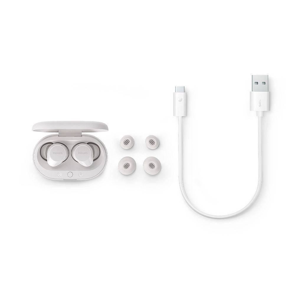 Audífonos Bluetooth Philips TAT1209 TWS Blanco-8