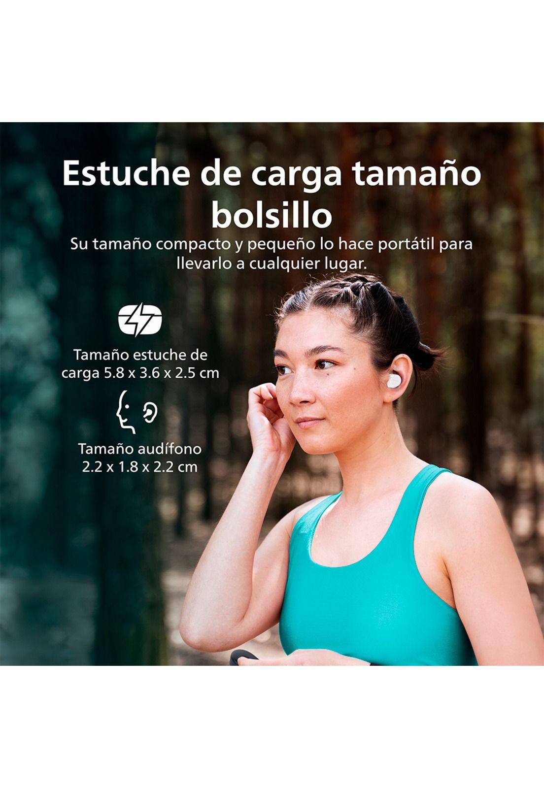 Audífonos Bluetooth Philips TAT1209 TWS Blanco-6