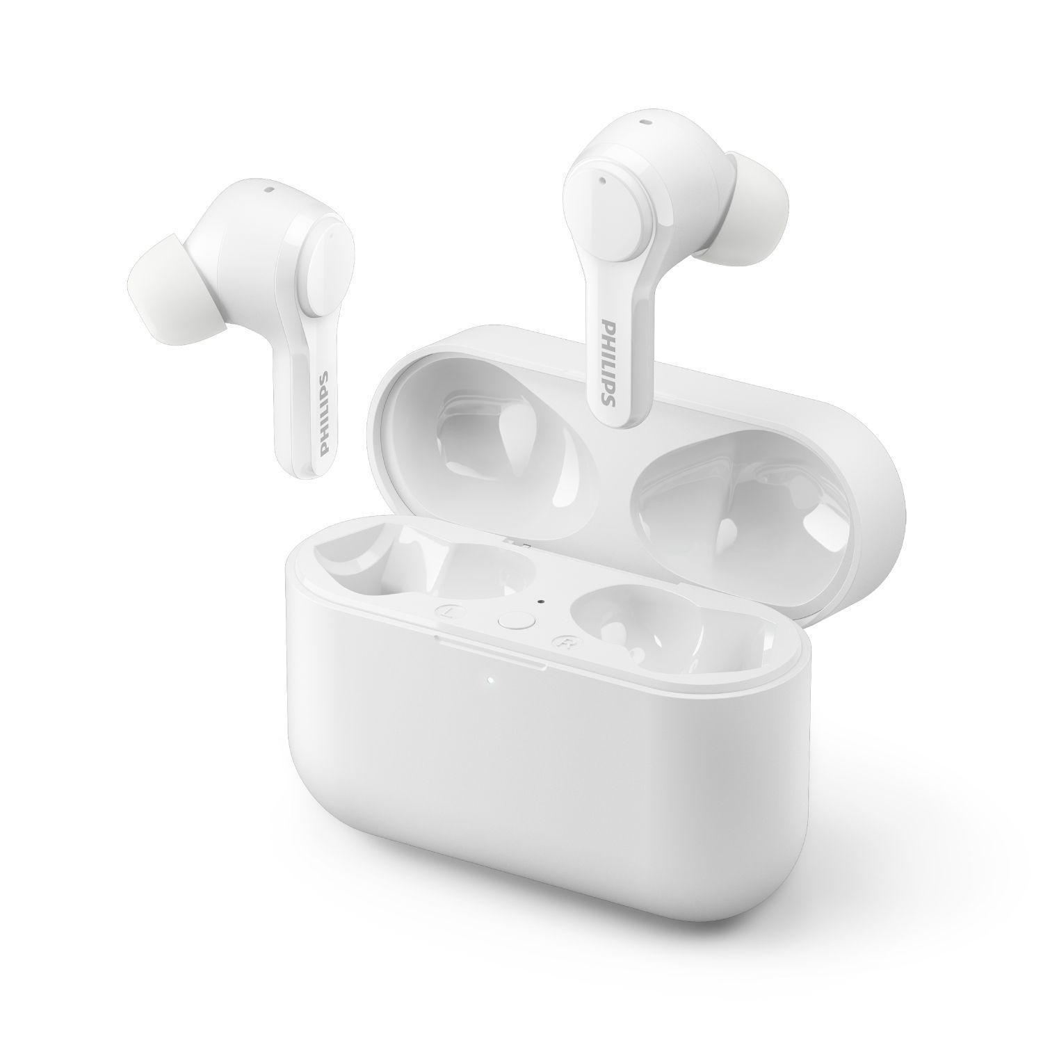 Audifonos Bluetooth Philips Tat3217 True Wireless Ipx5 26h De Batería Color Blanco-0