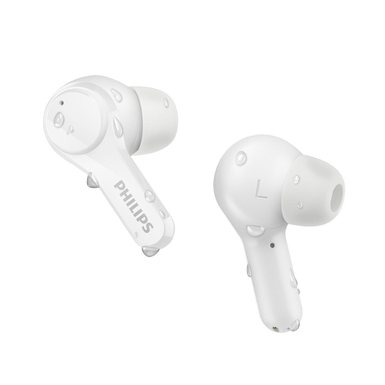 Audifonos Bluetooth Philips Tat3217 True Wireless Ipx5 26h De Batería Color Blanco-6