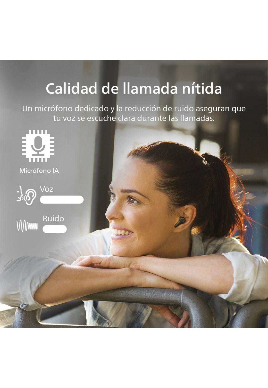 Audifonos Bluetooth Philips TAT1109 TWS Negro-3