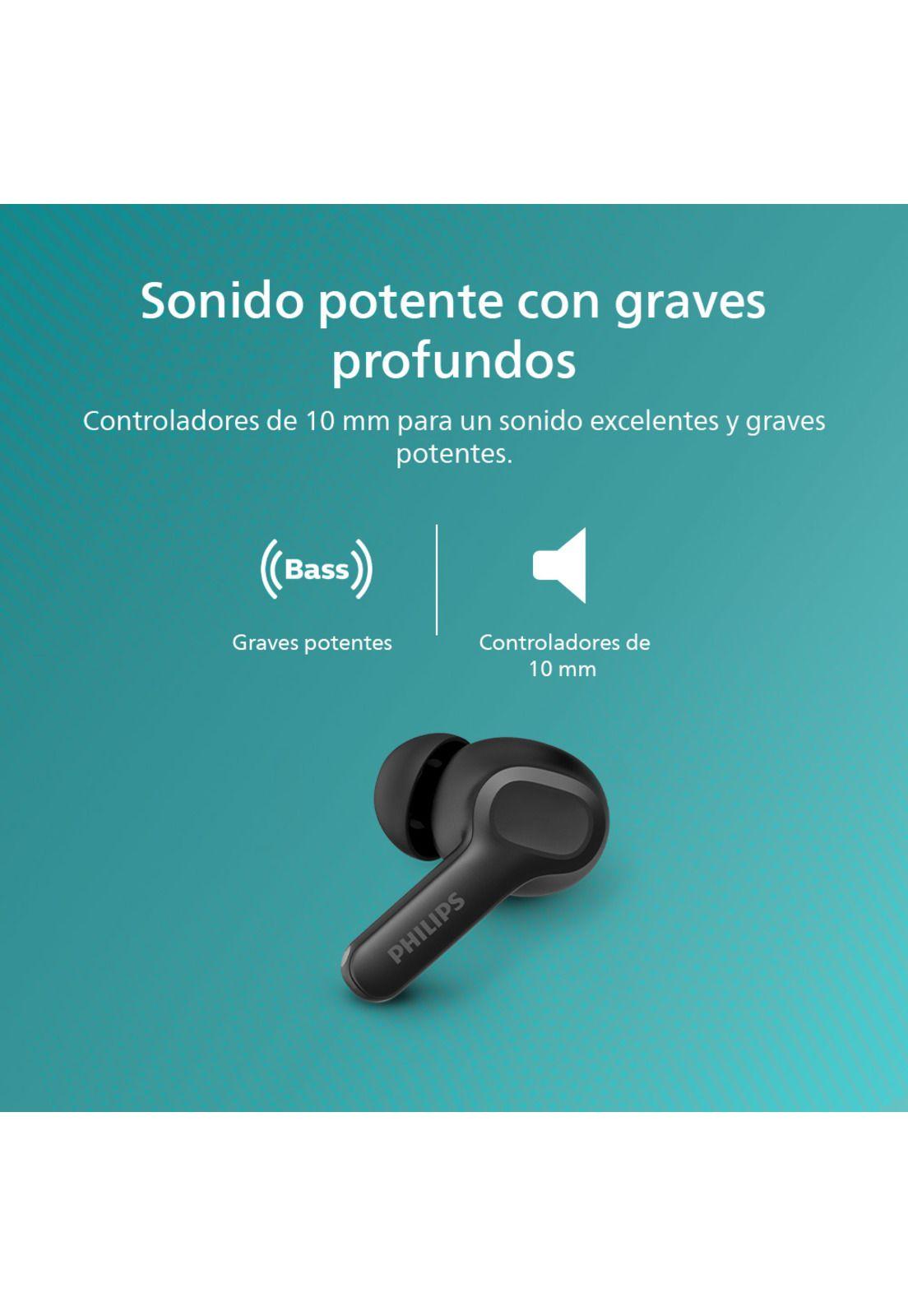 Audifonos Bluetooth Philips TAT1109 TWS Negro-5