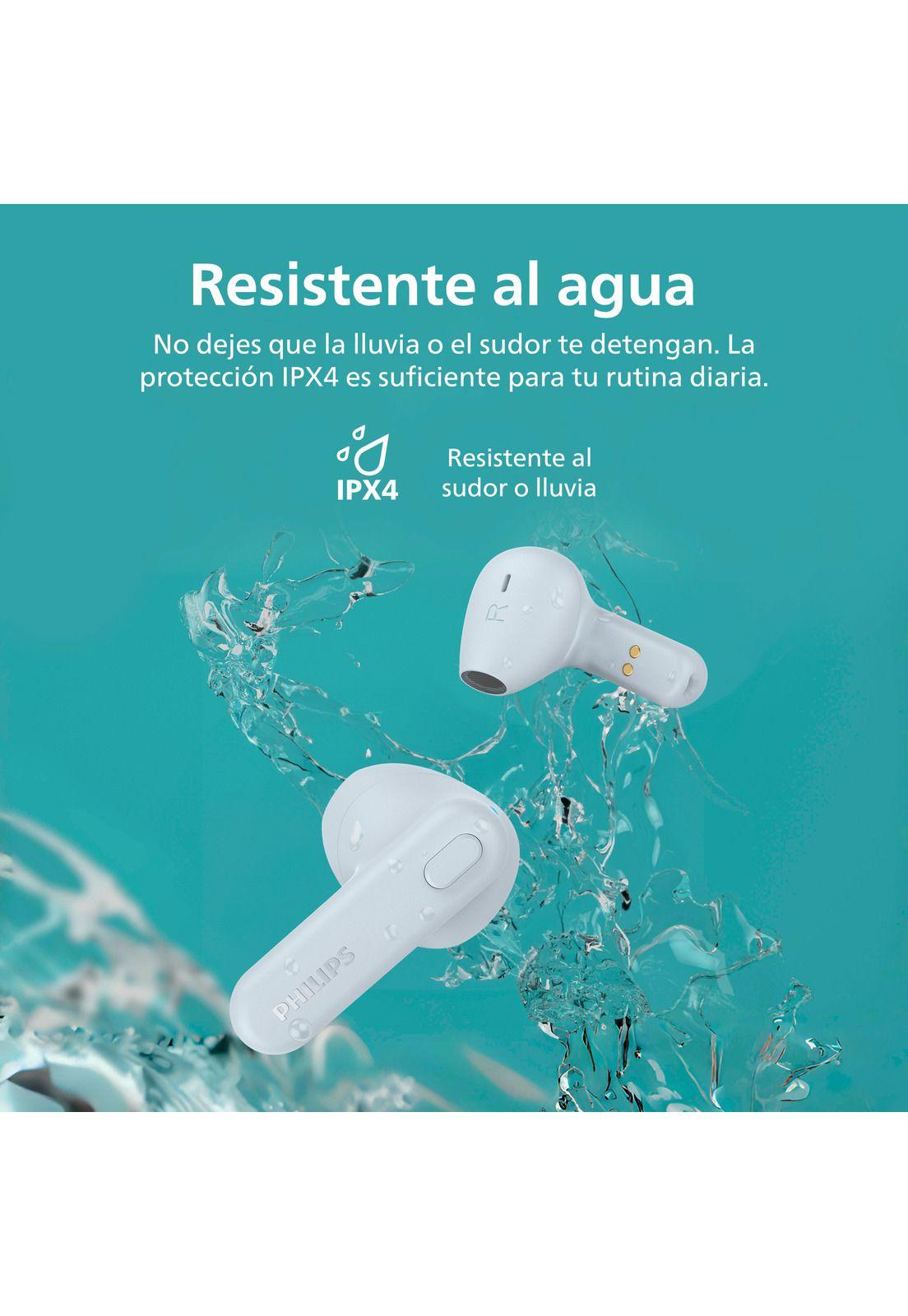 Audífonos Bluetooth Philips TAT1138 TWS Celeste-4