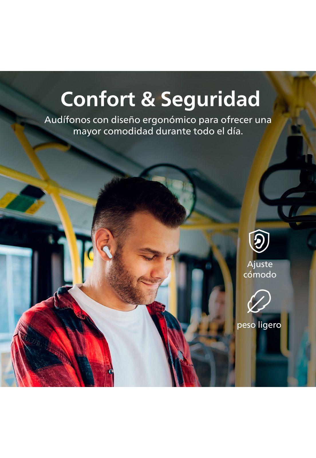 Audífonos Bluetooth Philips TAT1138 TWS Celeste-5