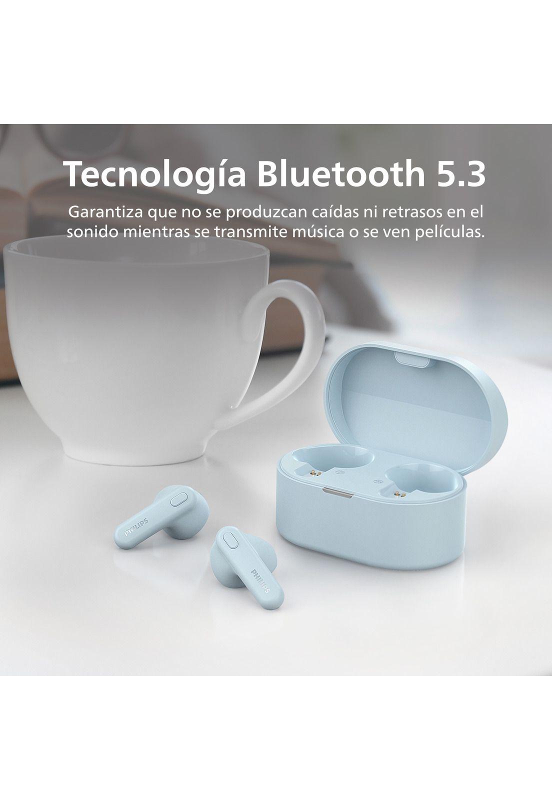 Audífonos Bluetooth Philips TAT1138 TWS Celeste-7